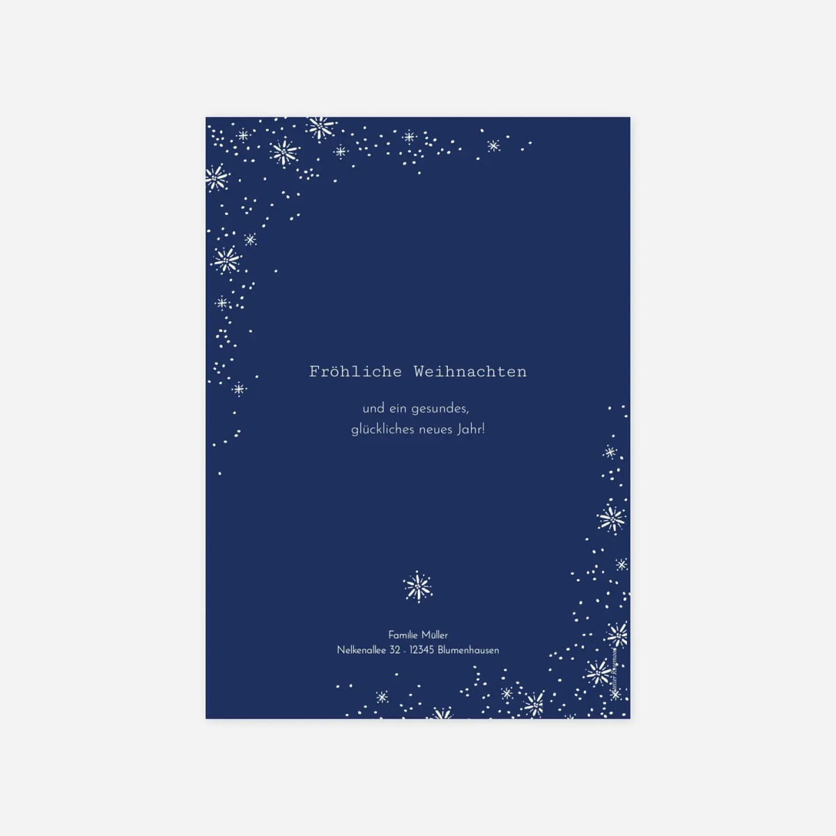 Weihnachtskarte Wintertage