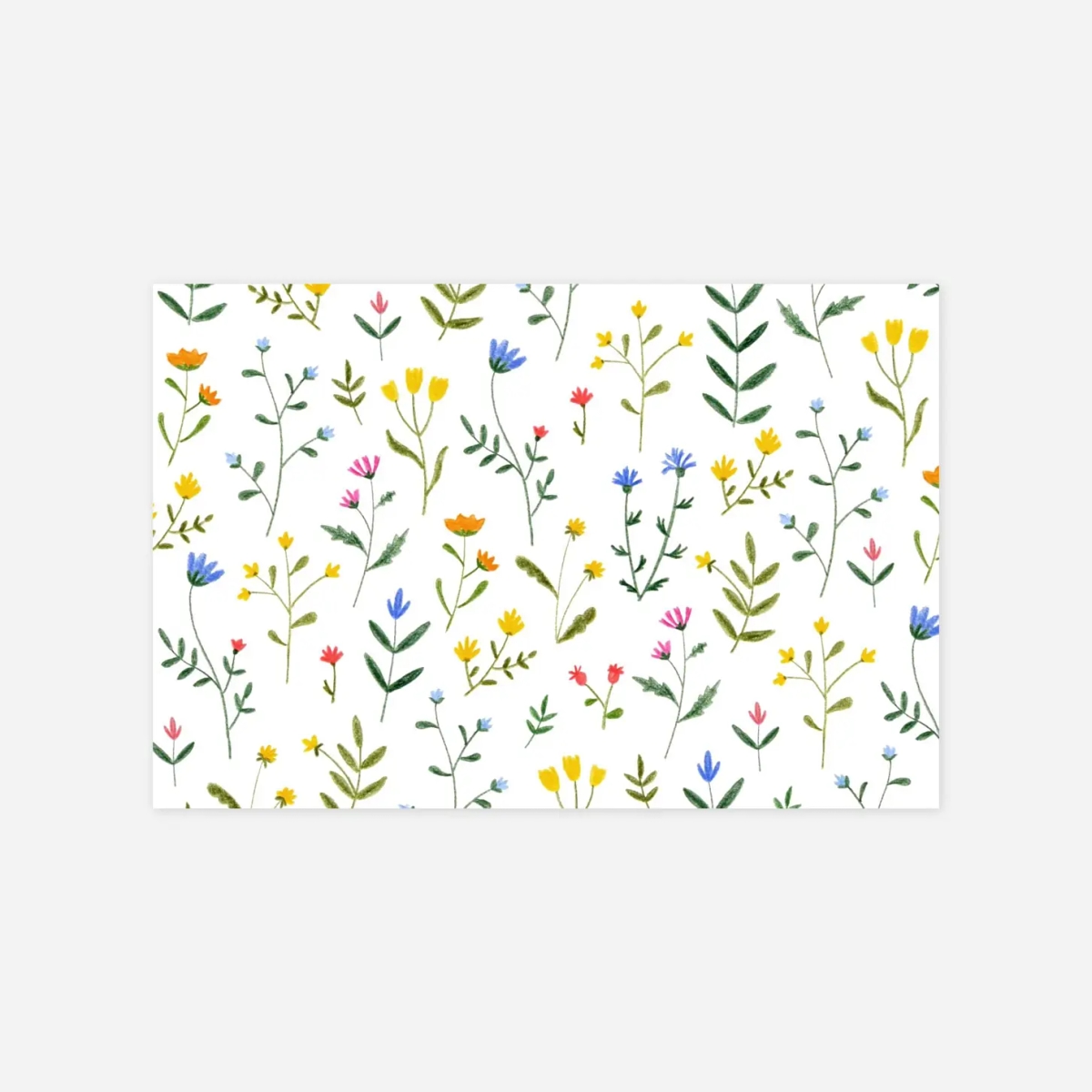 Grußkarte Wildblumenwiese