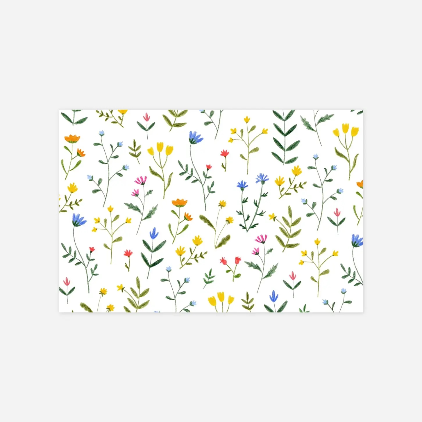 Grußkarte Wildblumenwiese
