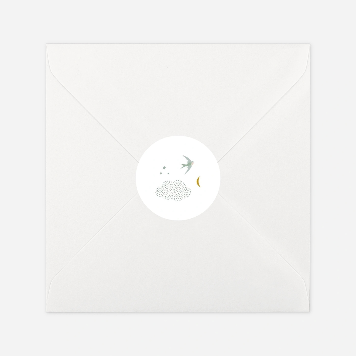 Aufkleber (Gastgeschenk) Wolkenreich