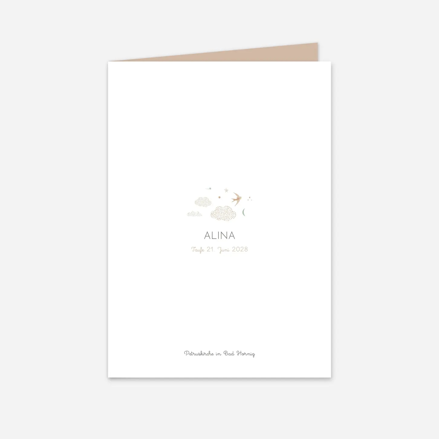 Kirchenheft Taufe Wolkenreich