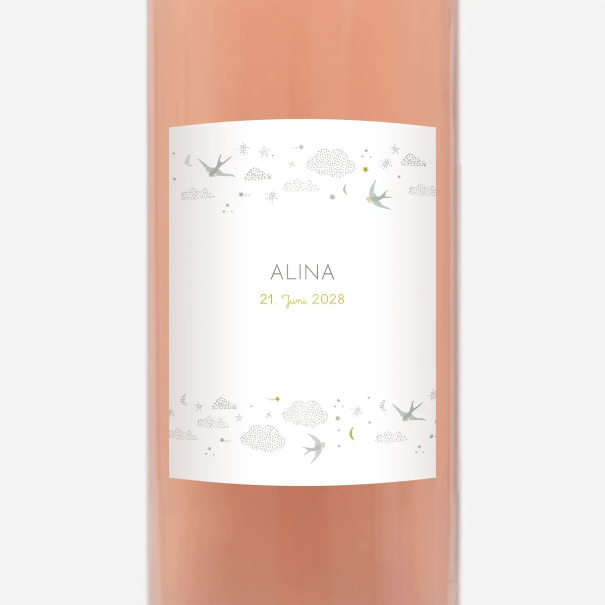 Flaschenetikett Wolkenreich