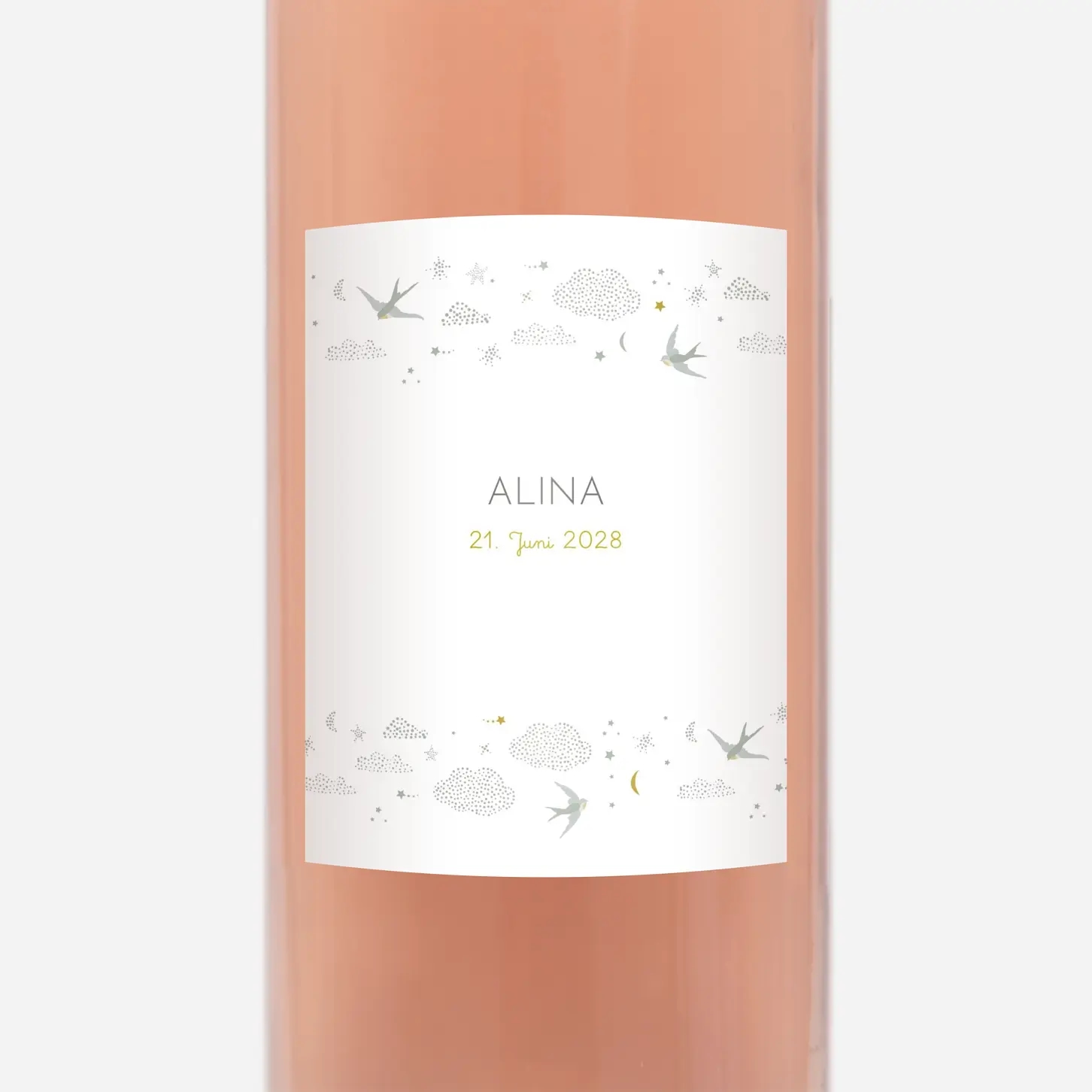 Flaschenetikett Wolkenreich