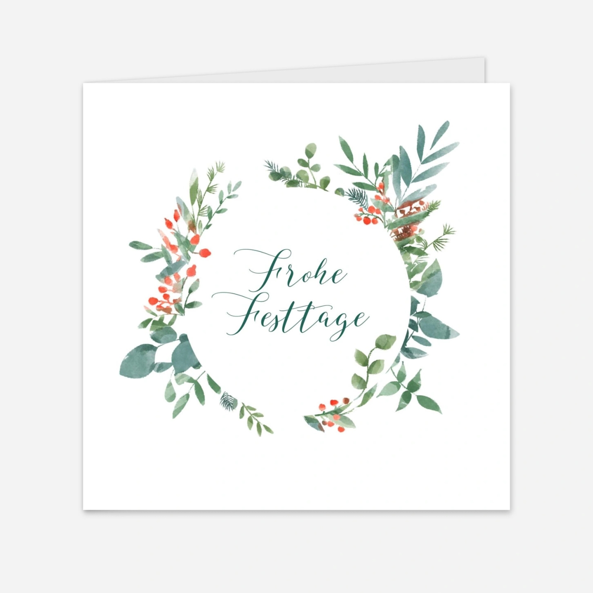 Weihnachtskarte Wintersonnenwende