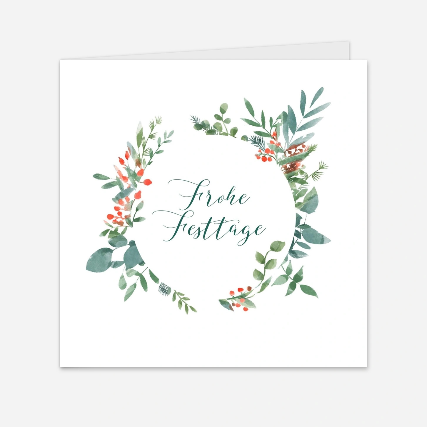 Weihnachtskarte Wintersonnenwende