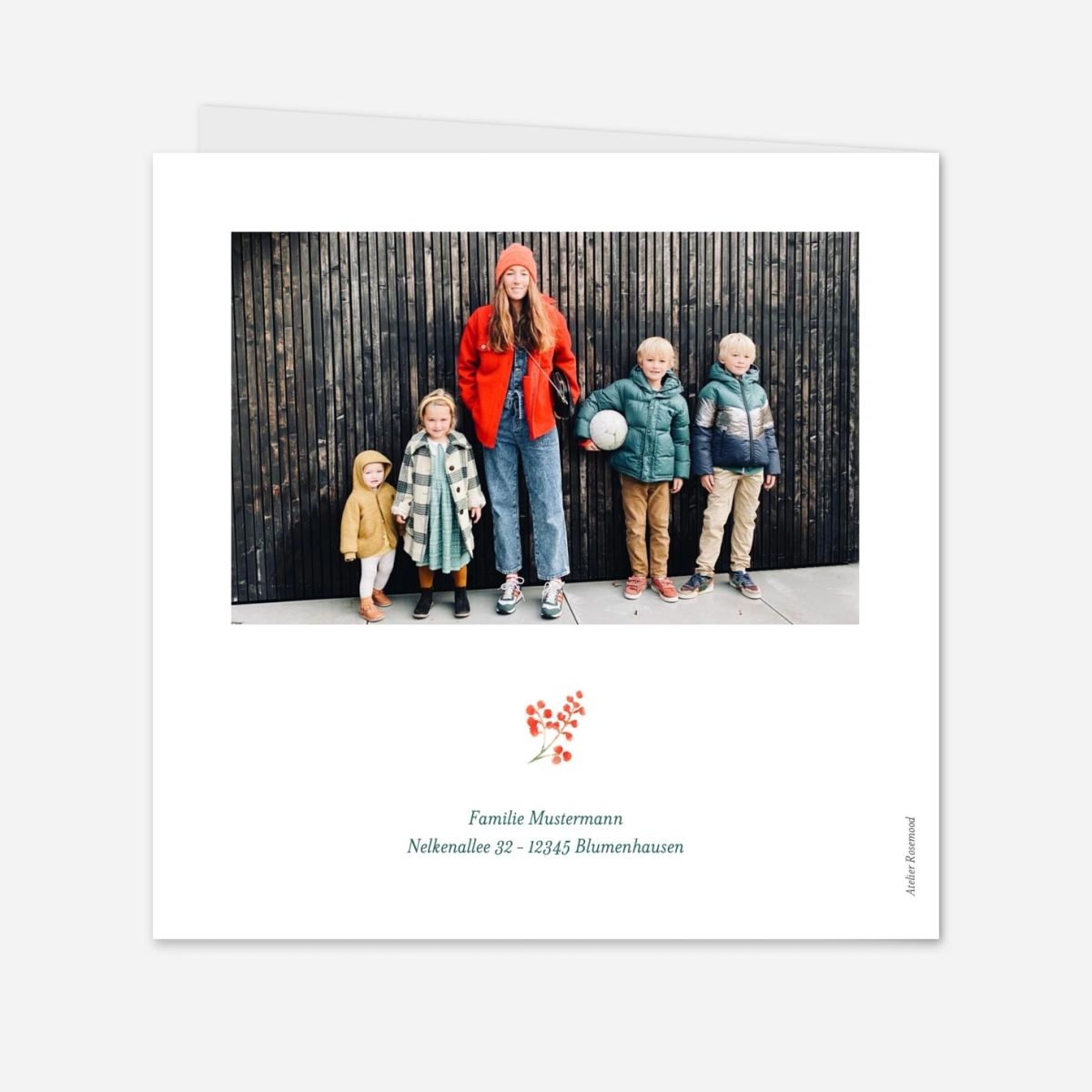 Weihnachtskarte Wintersonnenwende