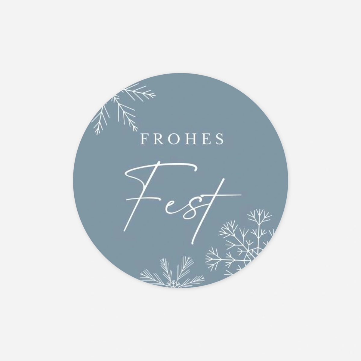 Geschenkaufkleber Weihnachten Wintertanz