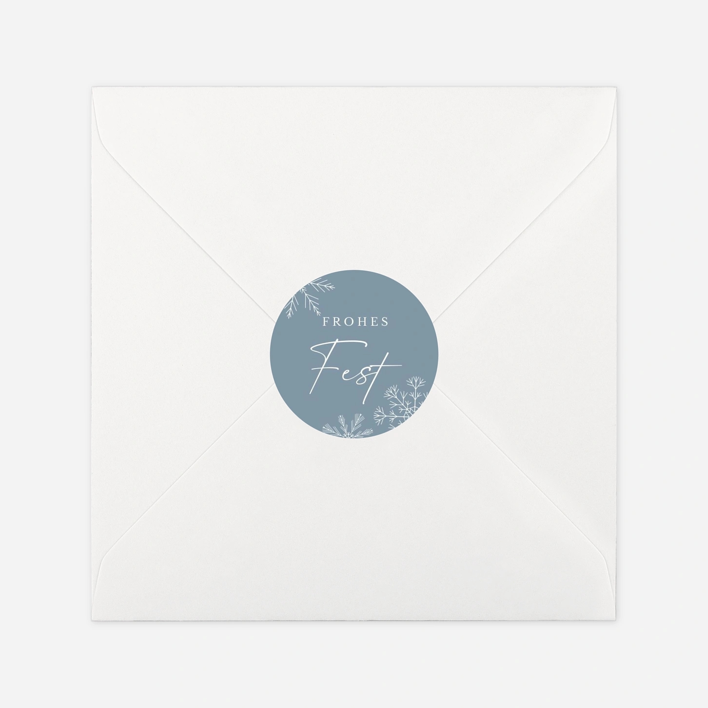 Geschenkaufkleber Weihnachten Wintertanz