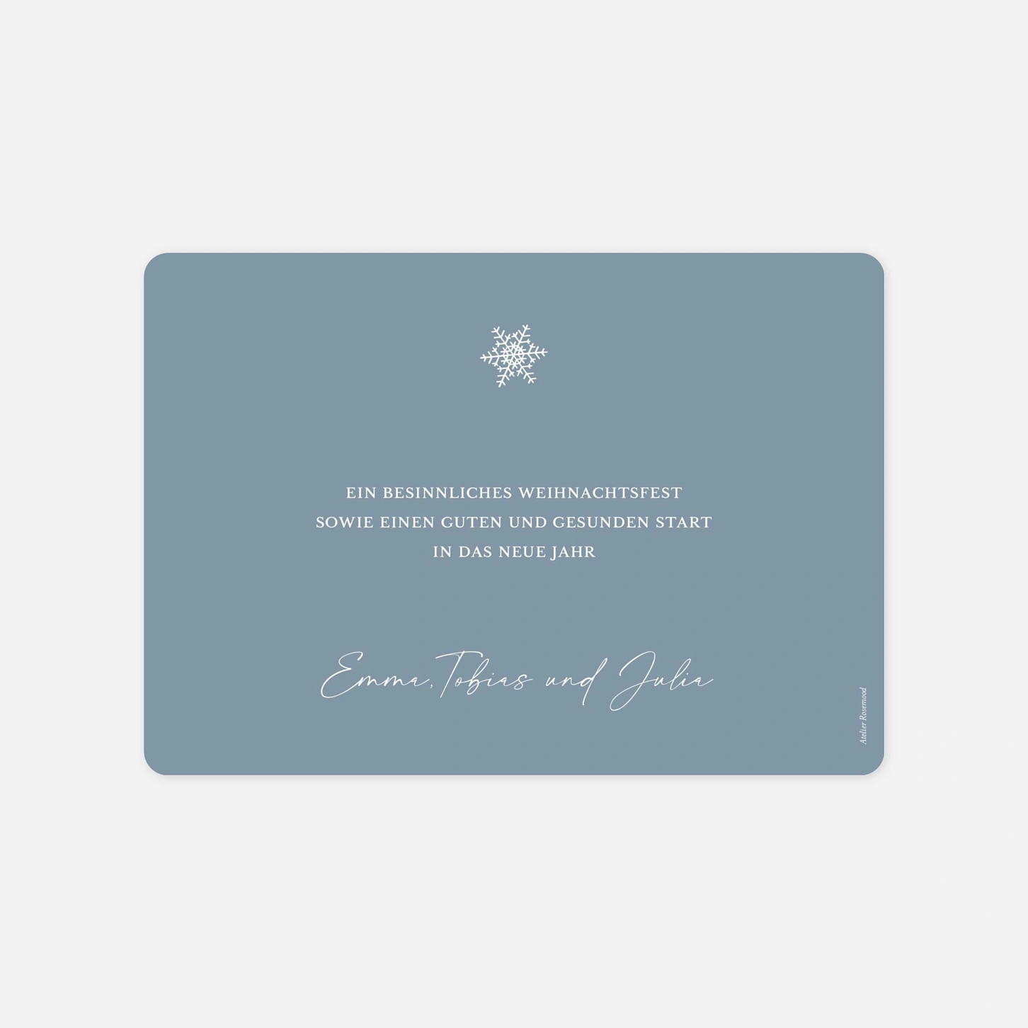 Weihnachtskarte Wintertanz