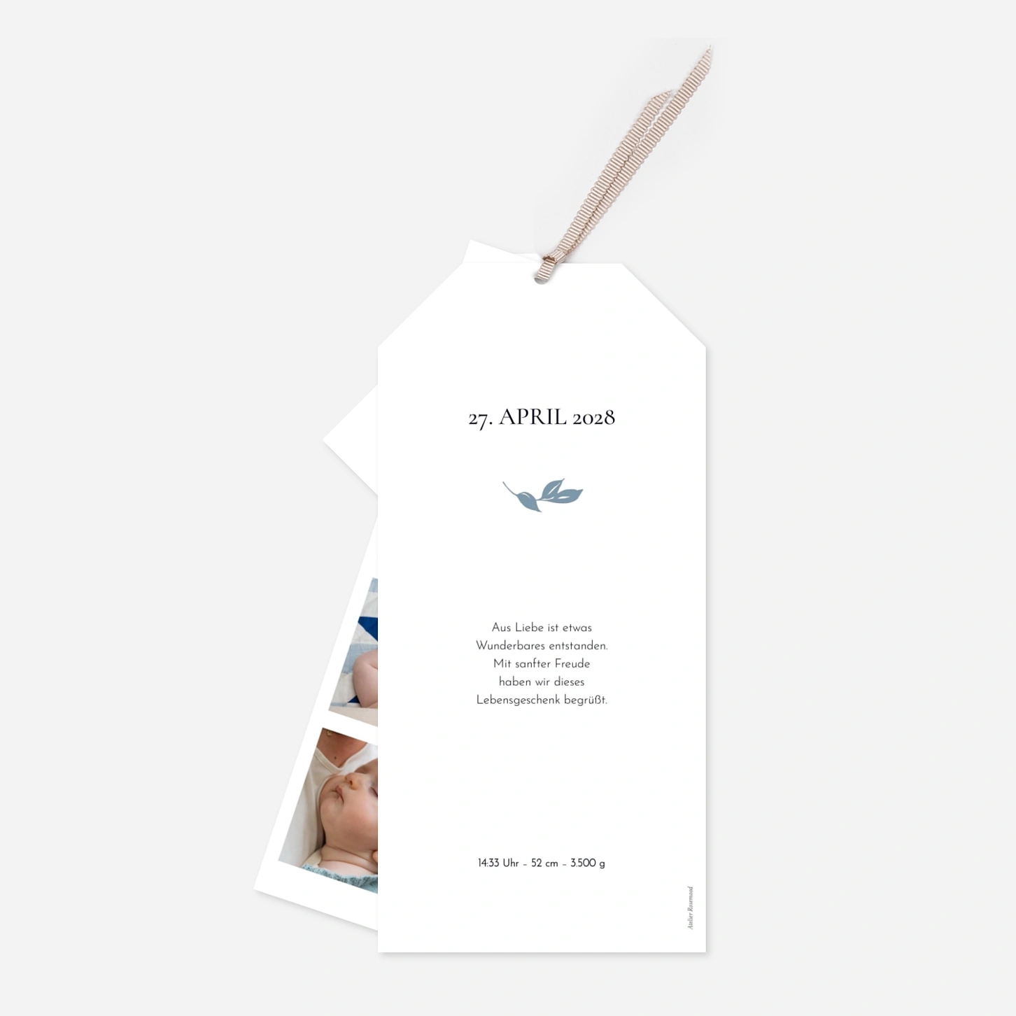 Geburtskarte Wunderbilder