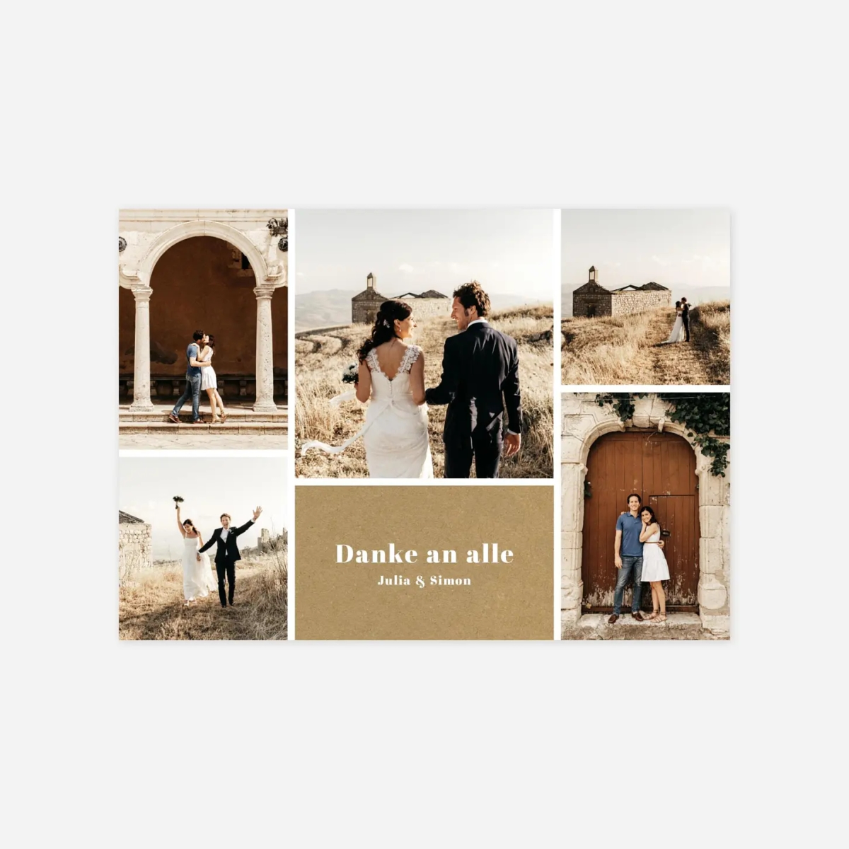 Dankeskarte Hochzeit Wunderbar