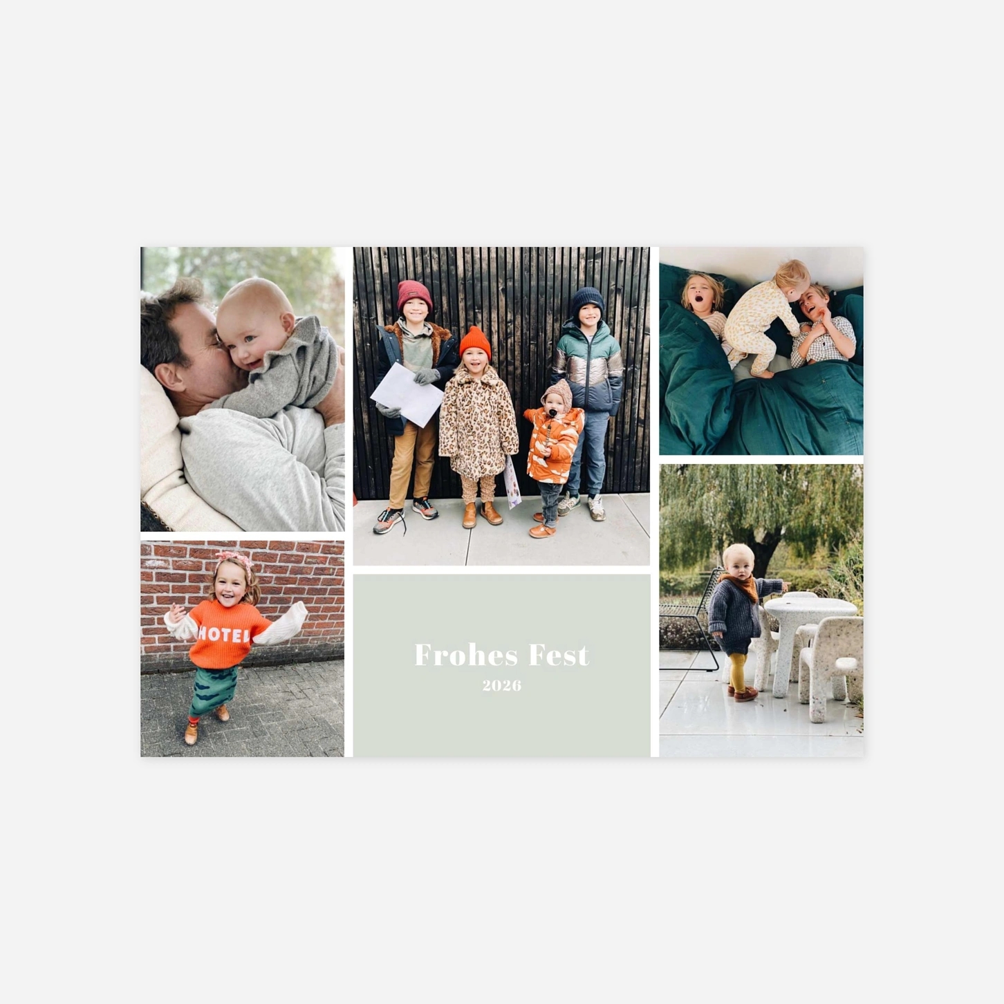 Weihnachtskarte Wunderbar