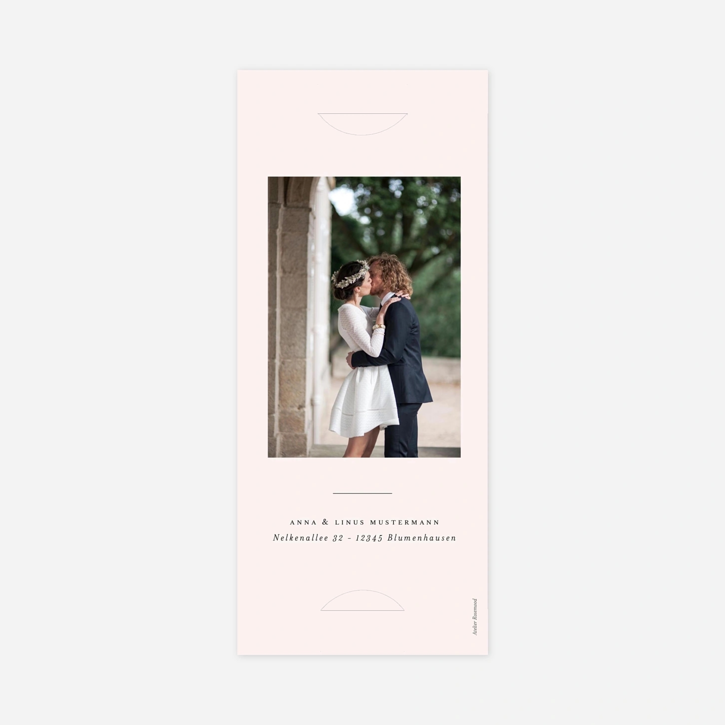 Dankeskarte Hochzeit Zarter Ast