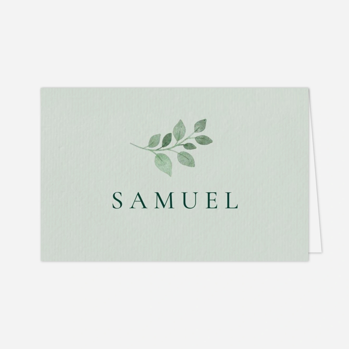 Platzkarte Hochzeit Zarte Ranken