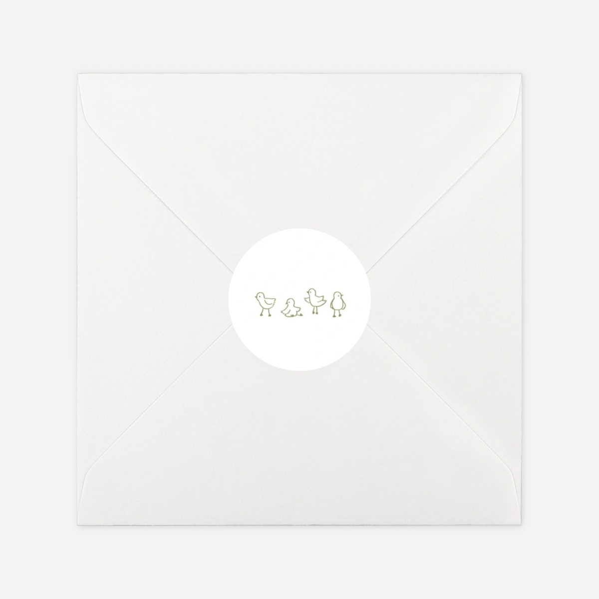 Aufkleber (Gastgeschenk) Zartes Reh