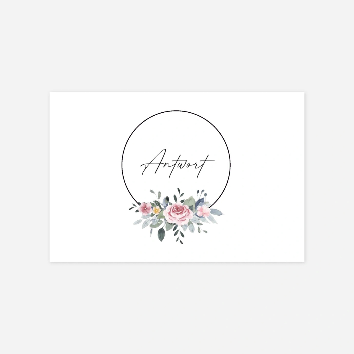 Antwortkarte Hochzeit Herzensnähe