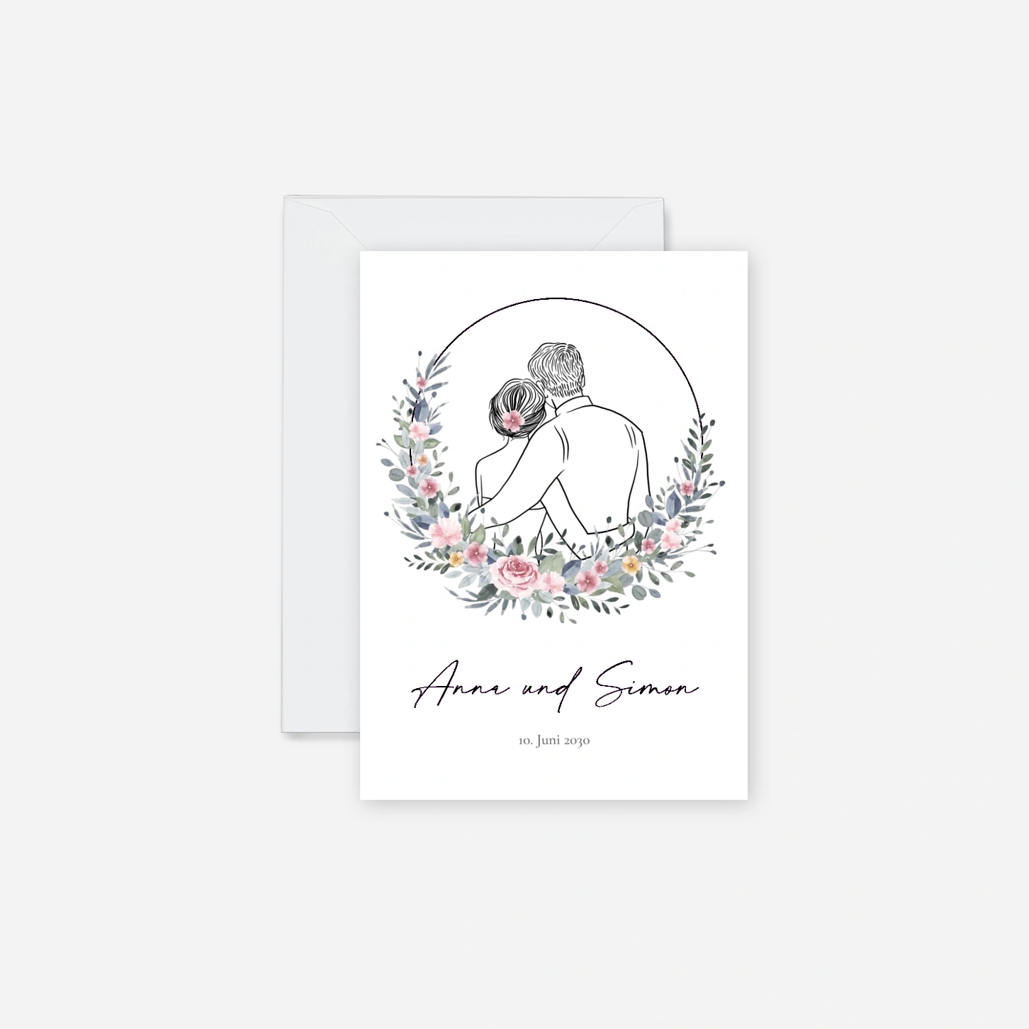 Hochzeitseinladung Herzensnähe