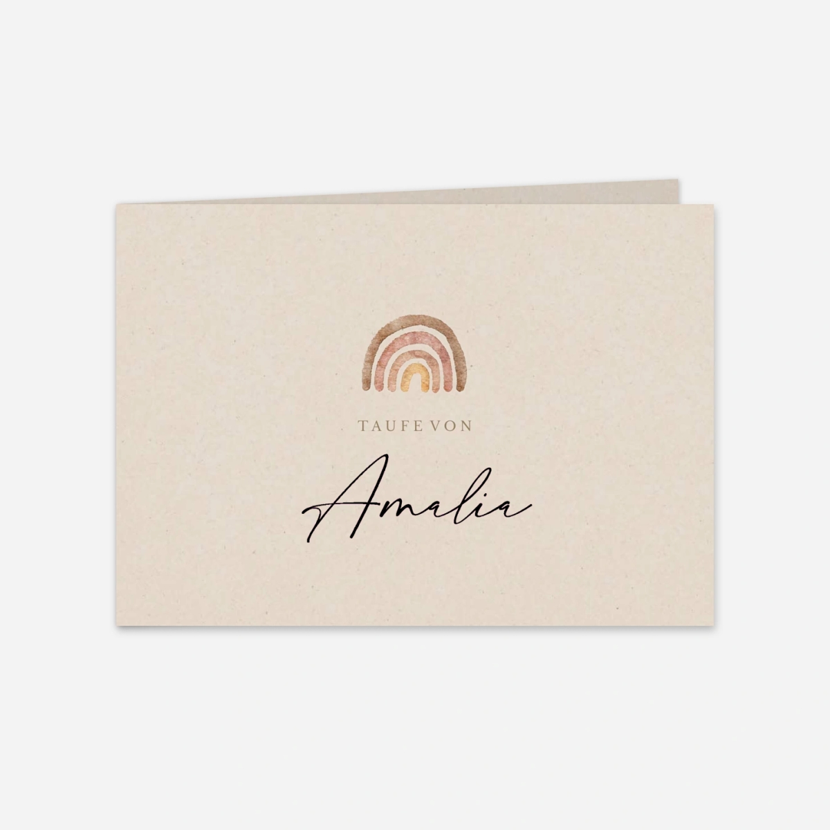 Taufeinladung Himmlische Farben