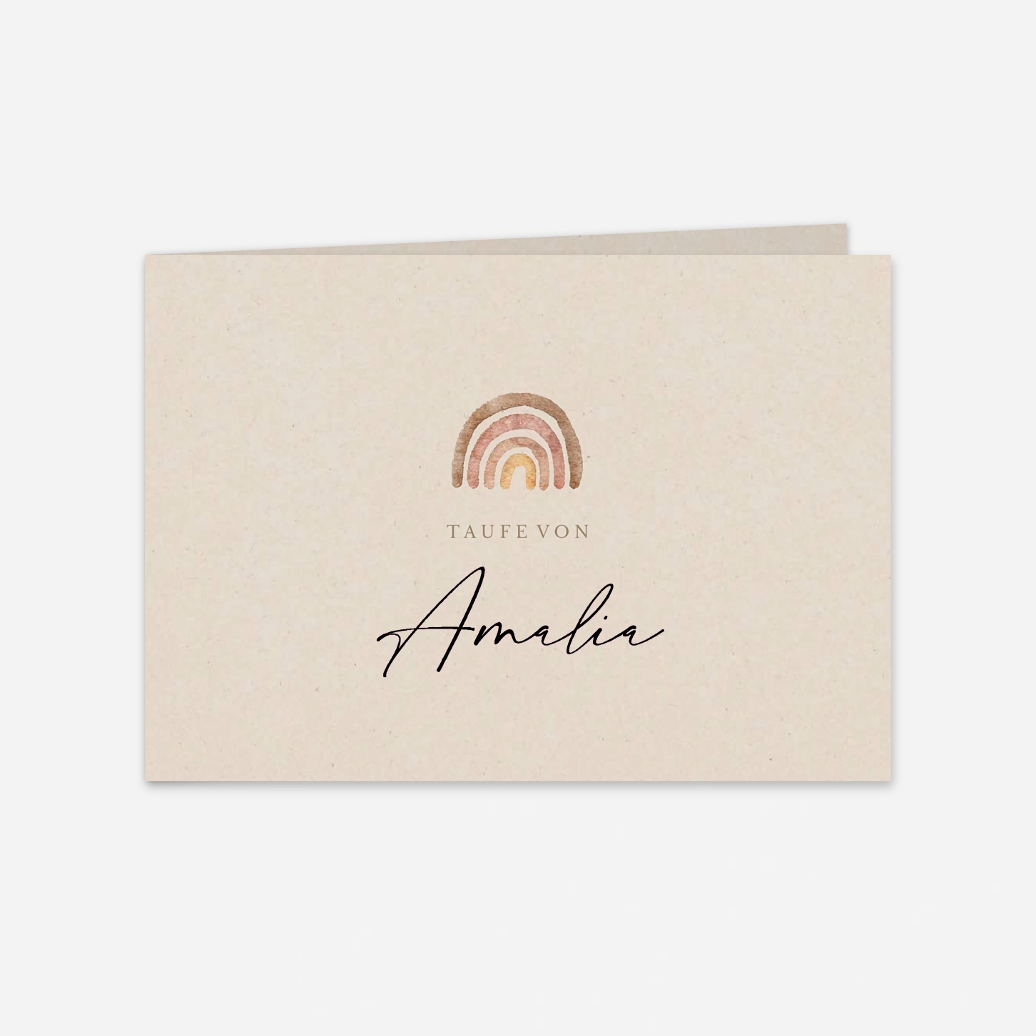 Taufeinladung Himmlische Farben