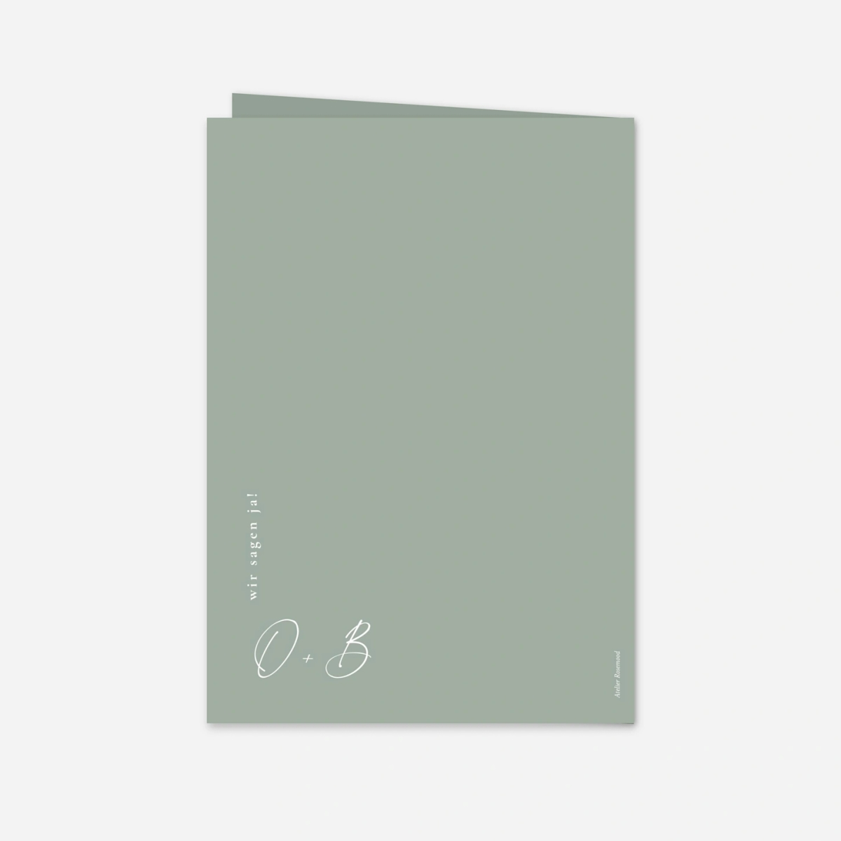 Hochzeitseinladung Sanfte Verbundenheit