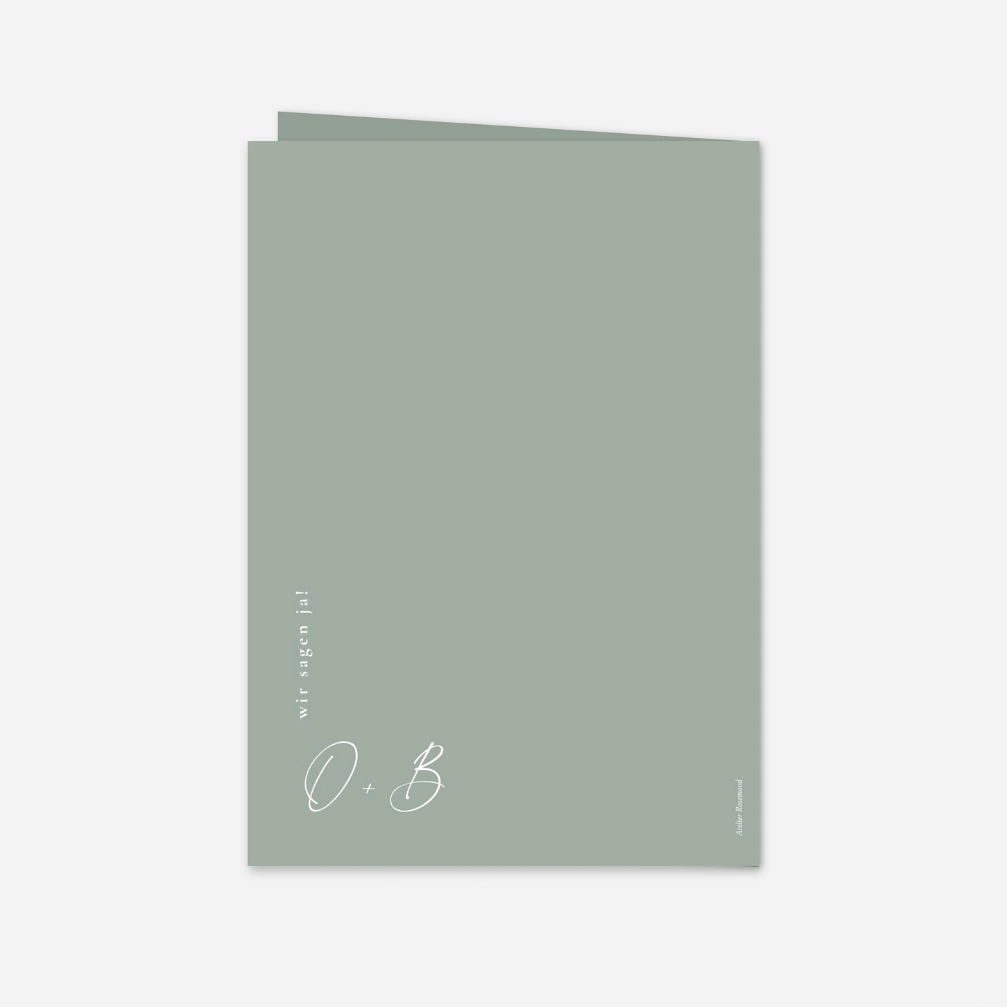 Hochzeitseinladung Sanfte Verbundenheit