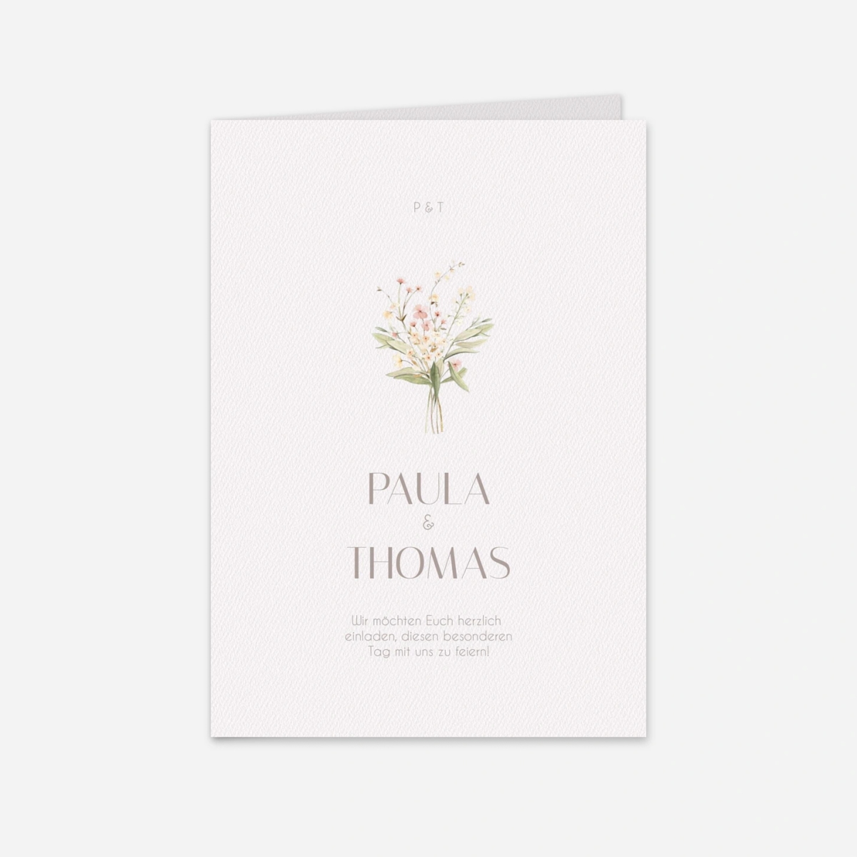 Hochzeitseinladung Unser Schwur