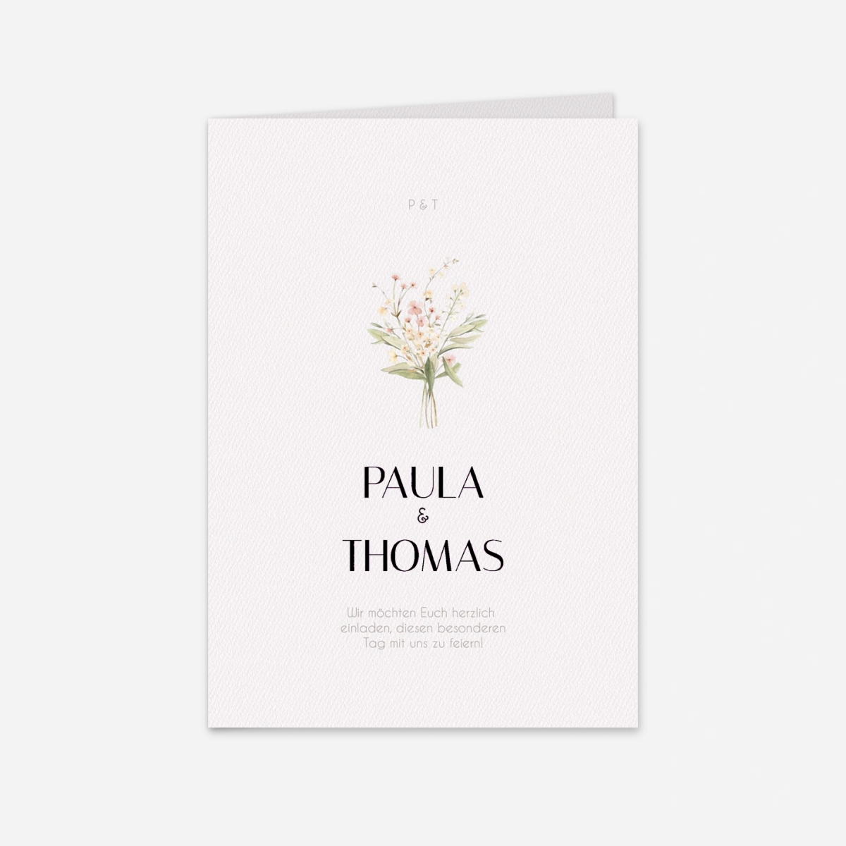 Hochzeitseinladung Unser Schwur