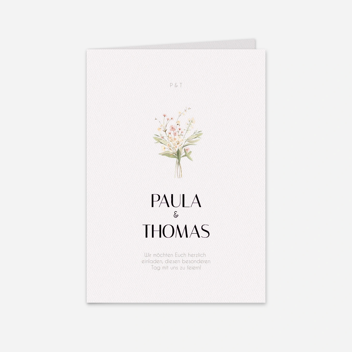 Hochzeitseinladung Unser Schwur