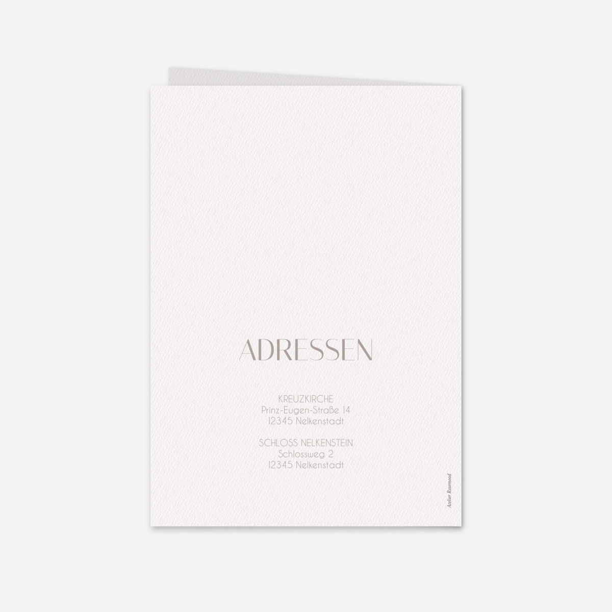 Hochzeitseinladung Unser Schwur