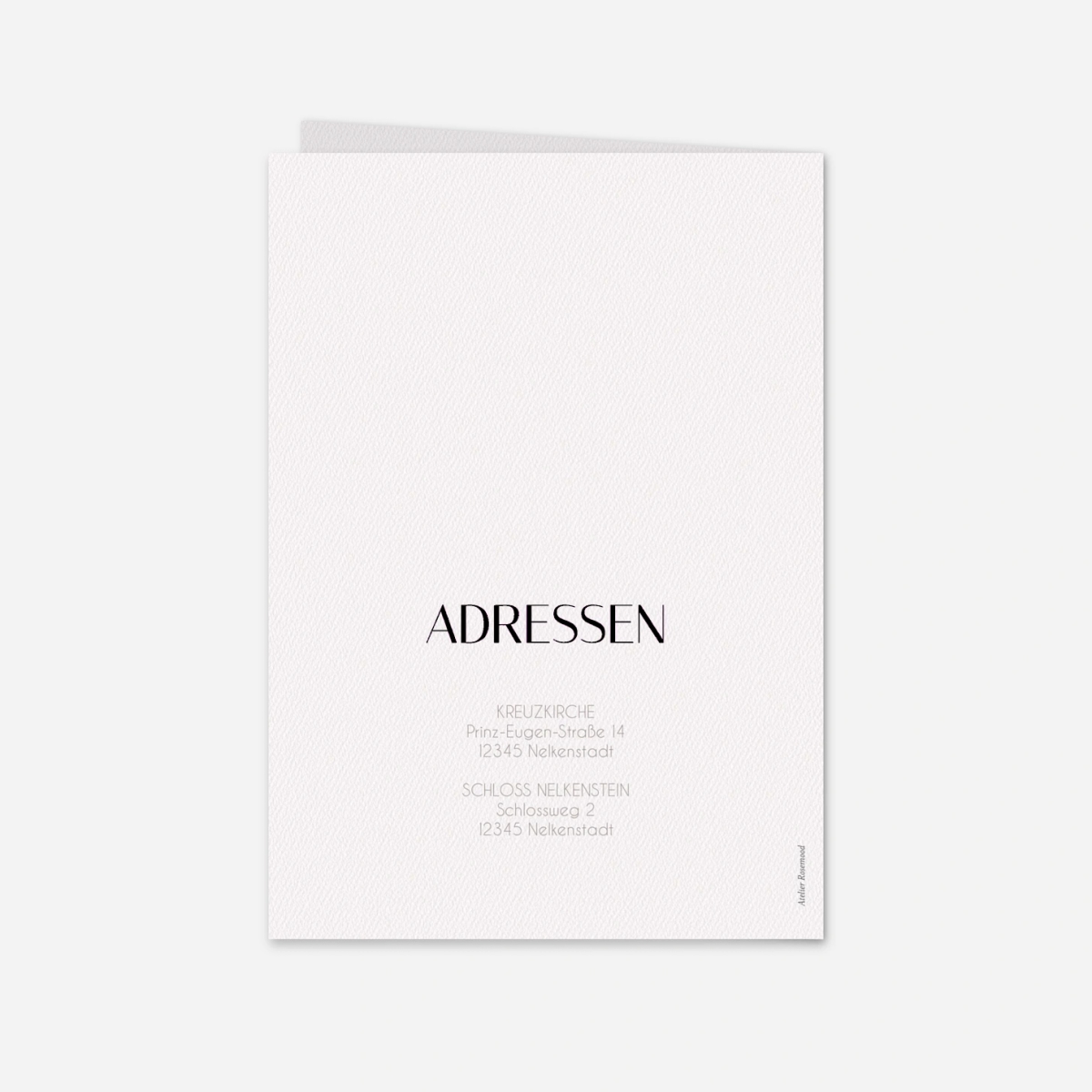 Hochzeitseinladung Unser Schwur