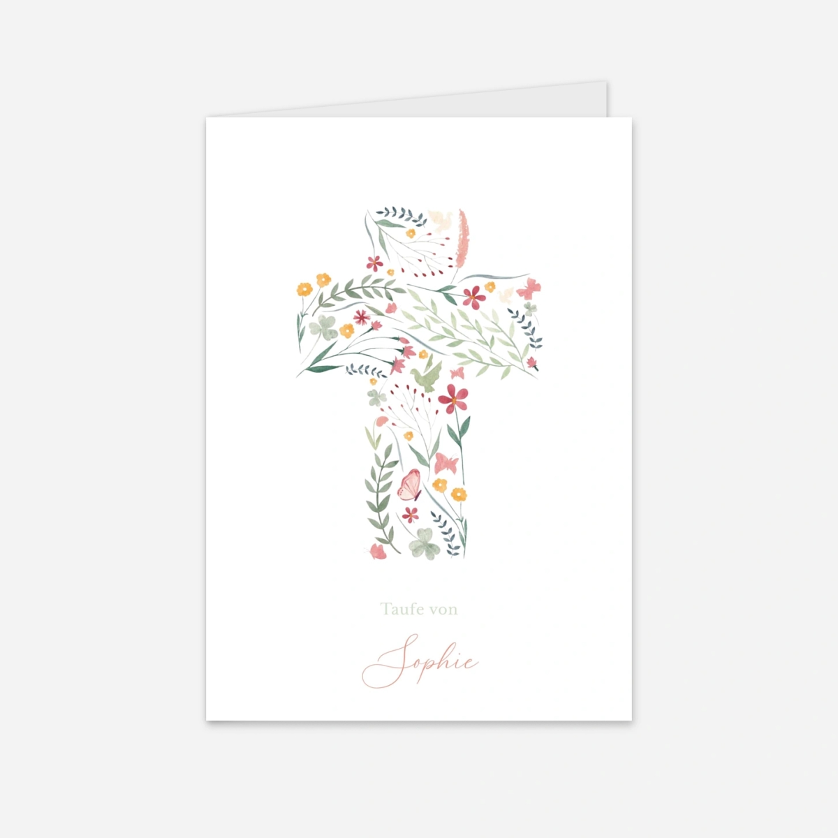 Kirchenheft Taufe Kleine Blüte