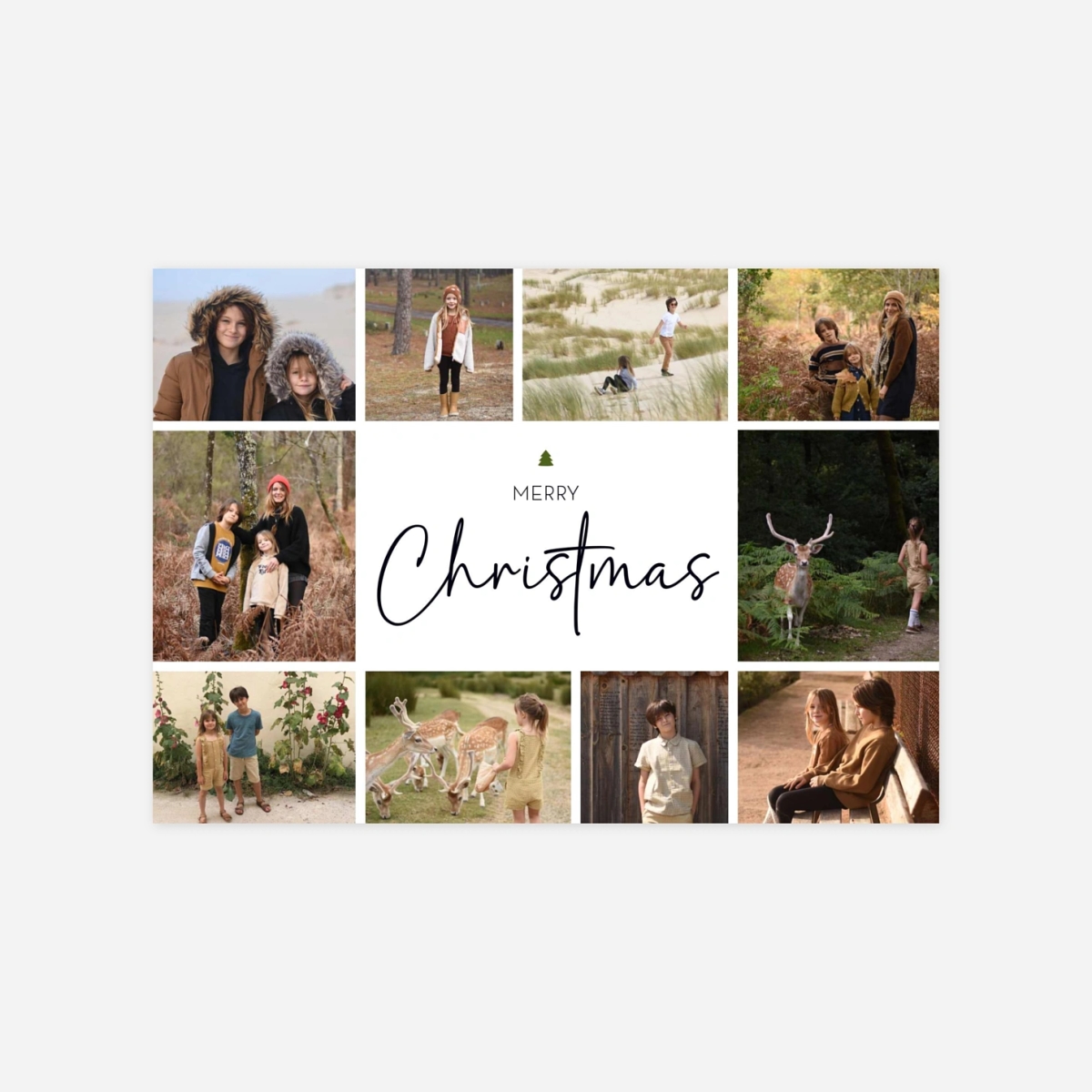 Weihnachtskarte Zauberbilder