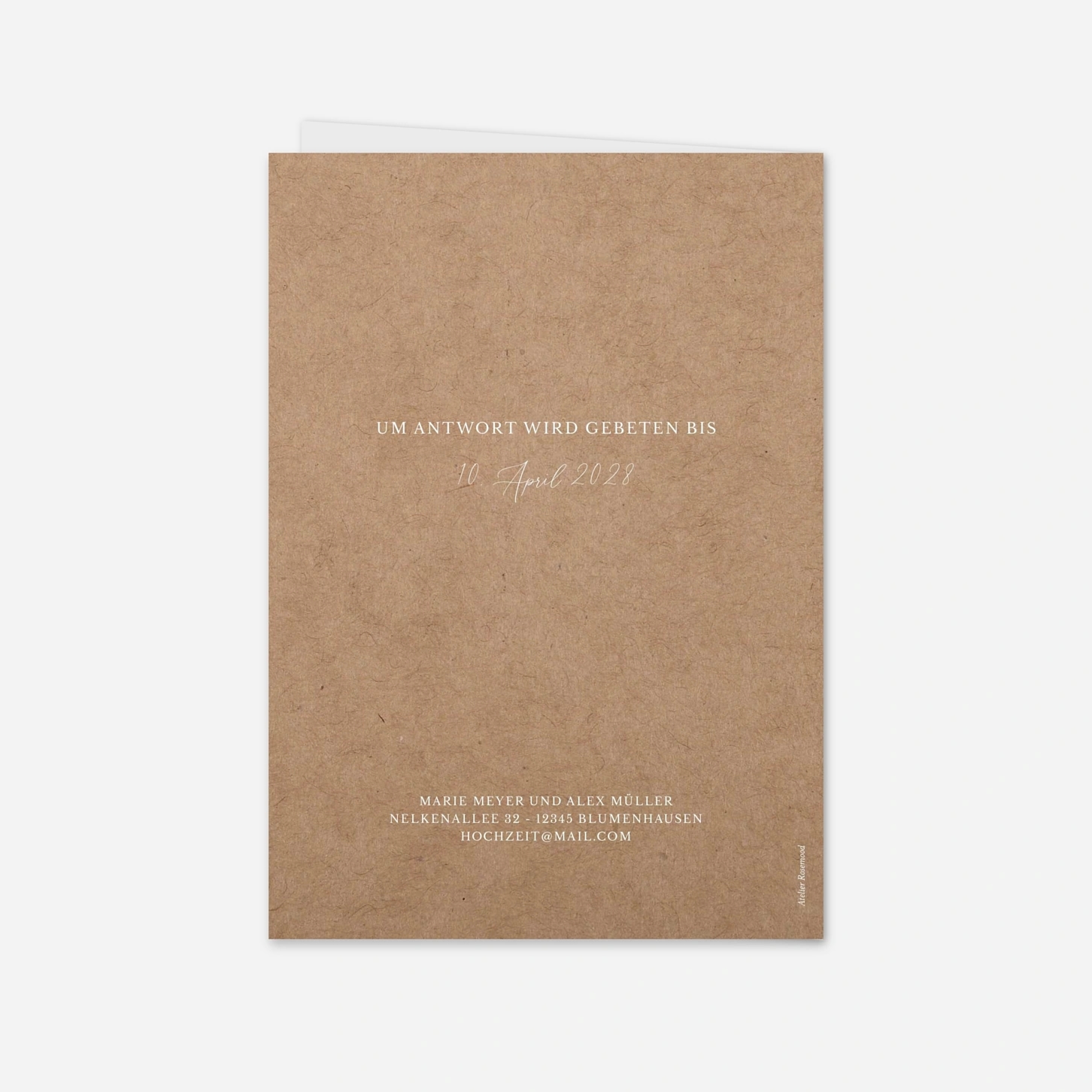 Hochzeitseinladung Familienbund