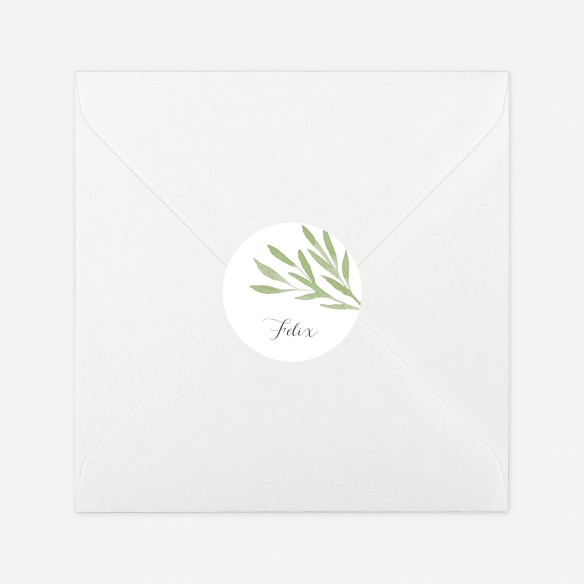 Aufkleber (Gastgeschenk) Zarte Zweige