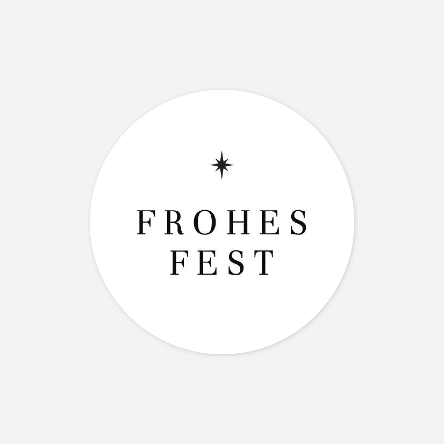 Geschenkaufkleber Weihnachten Zeit der Freude