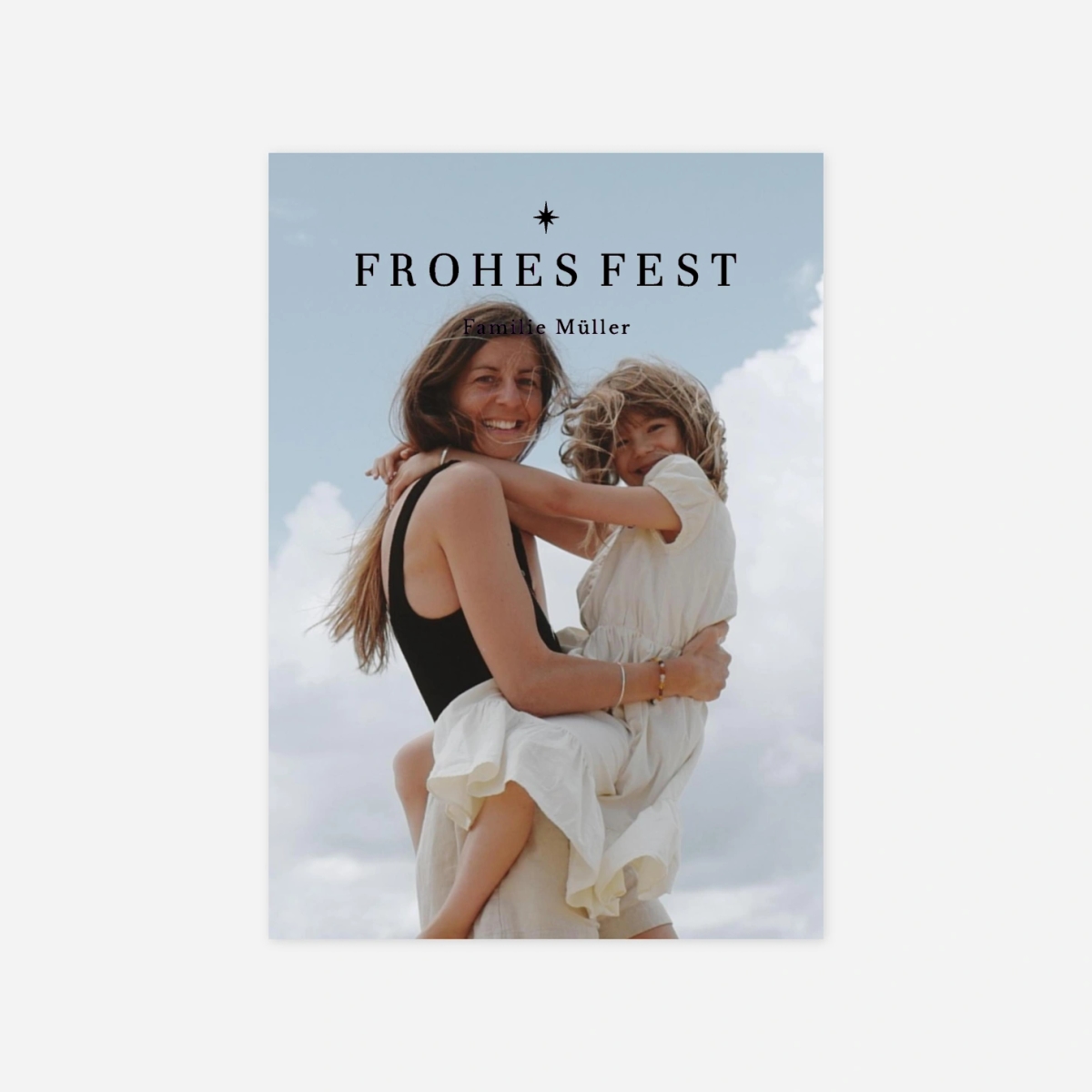 Weihnachtskarte Zeit der Freude