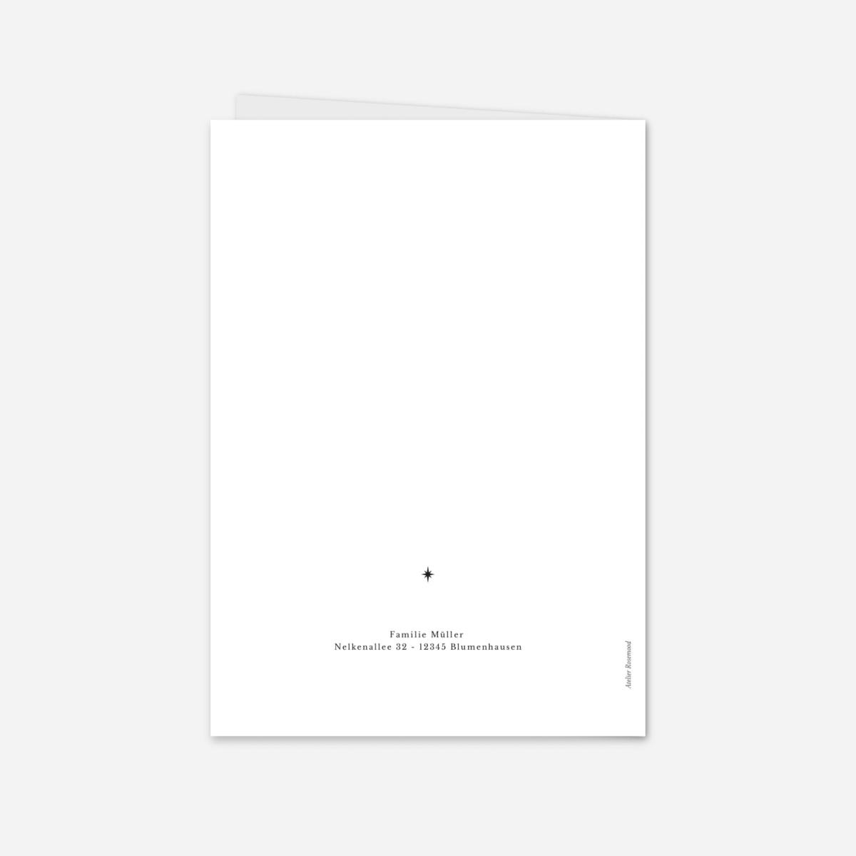 Weihnachtskarte Zeit der Freude