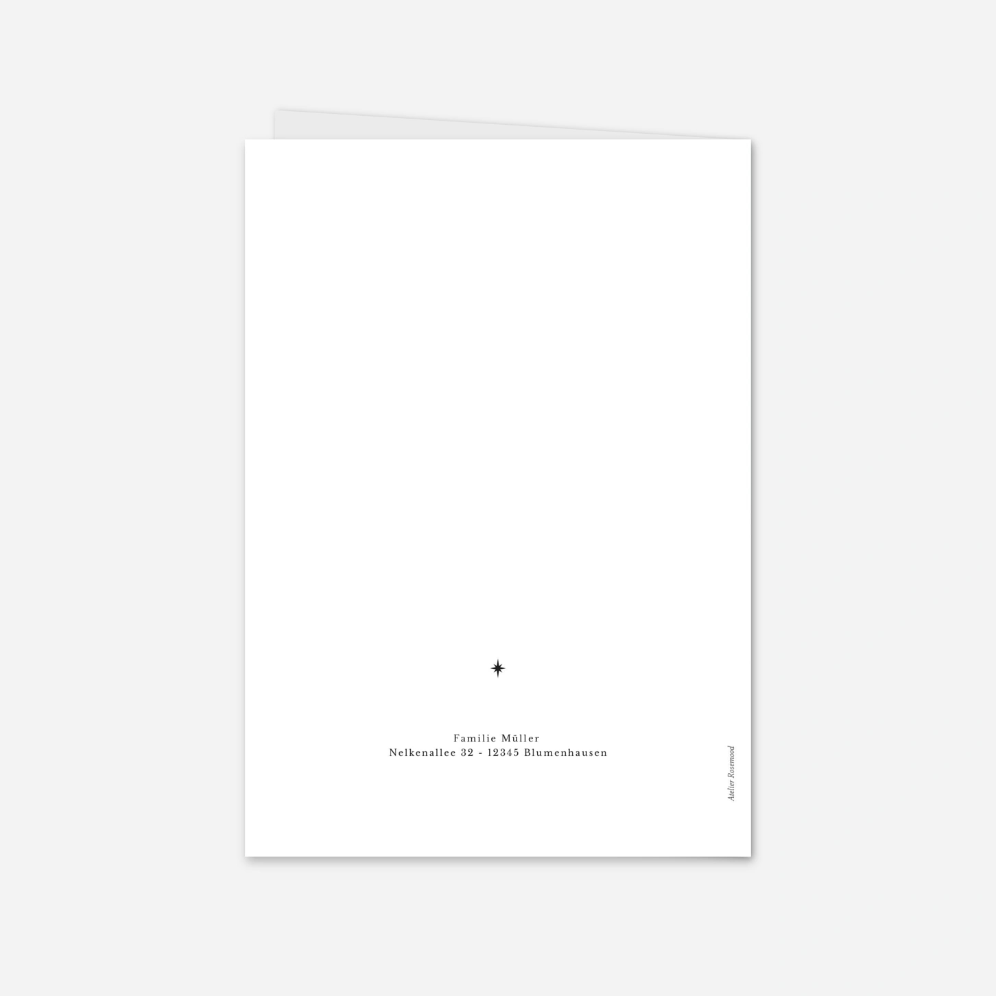 Weihnachtskarte Zeit der Freude