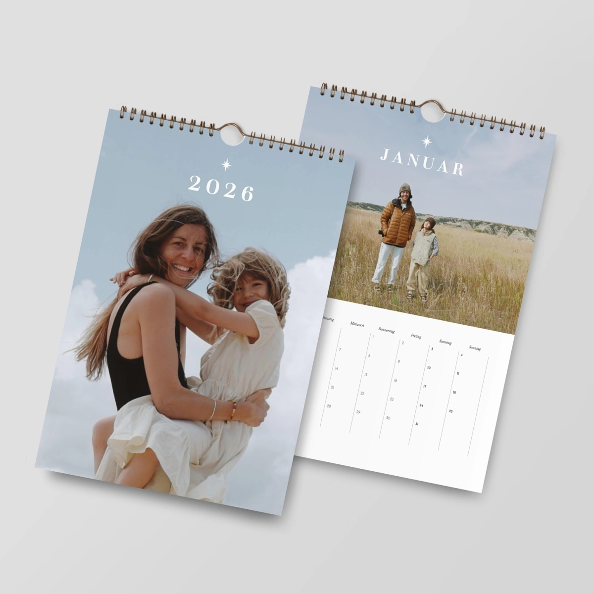 Wandkalender personalisierbare Felder Zeit der Freude