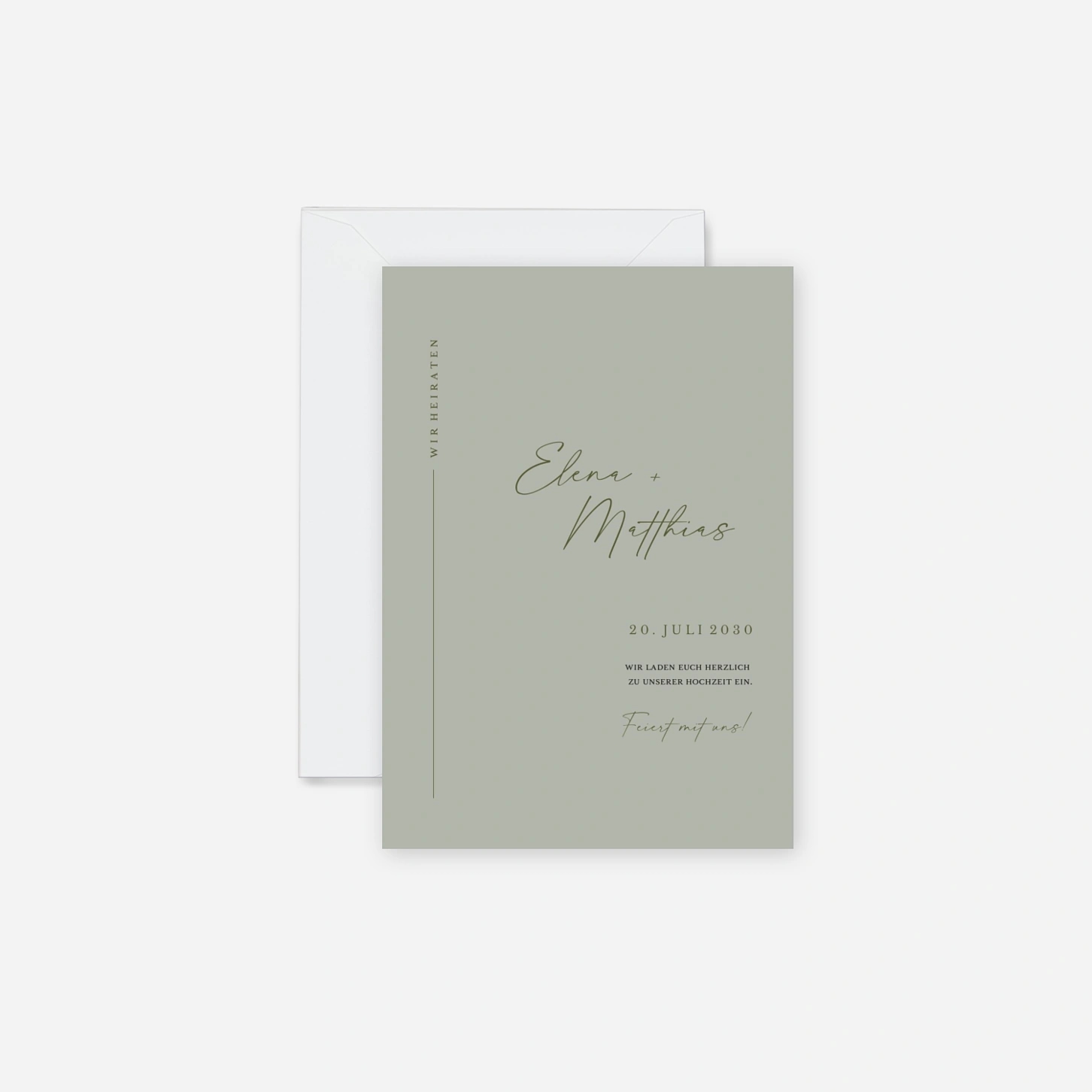 Hochzeitseinladung Zeitlose Eleganz