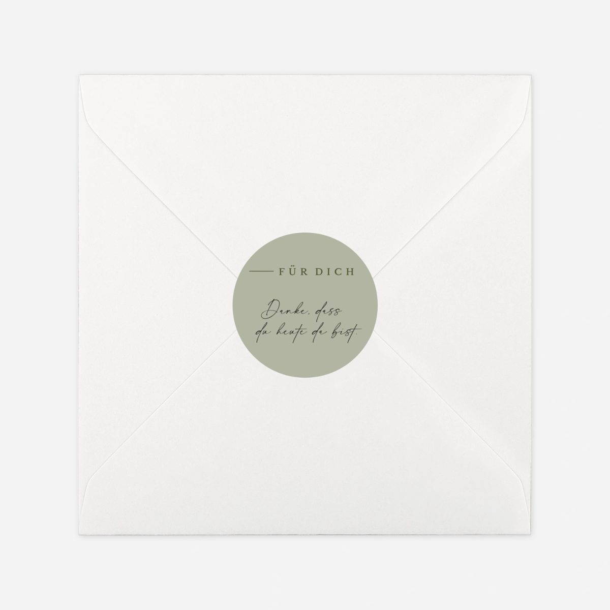 Geschenkaufkleber Hochzeit Zeitlose Eleganz