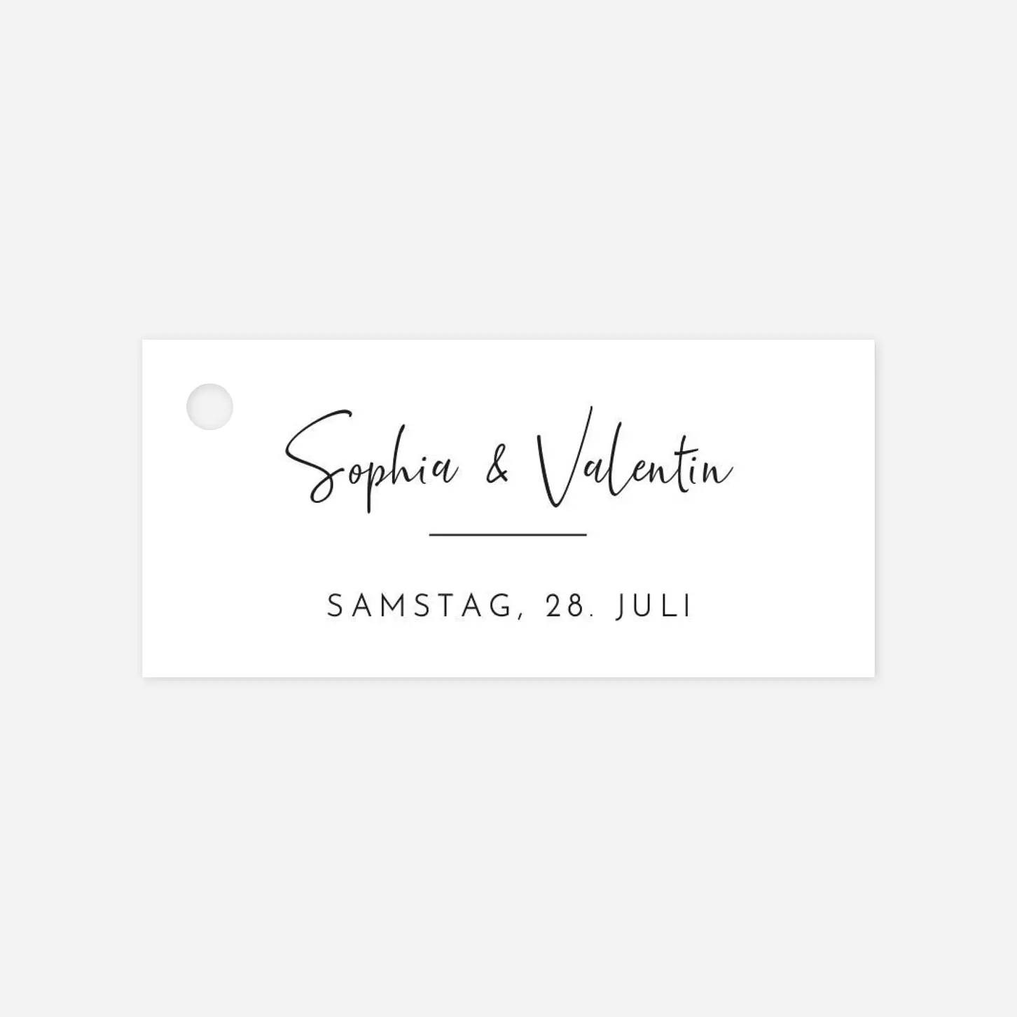 Anhänger Hochzeit Zeitgeist