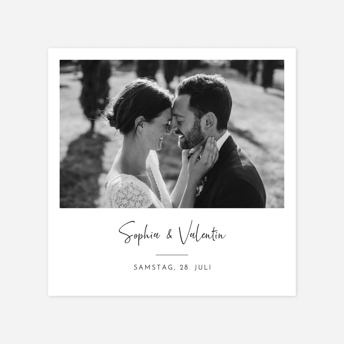 Dankeskarte Hochzeit Zeitgeist