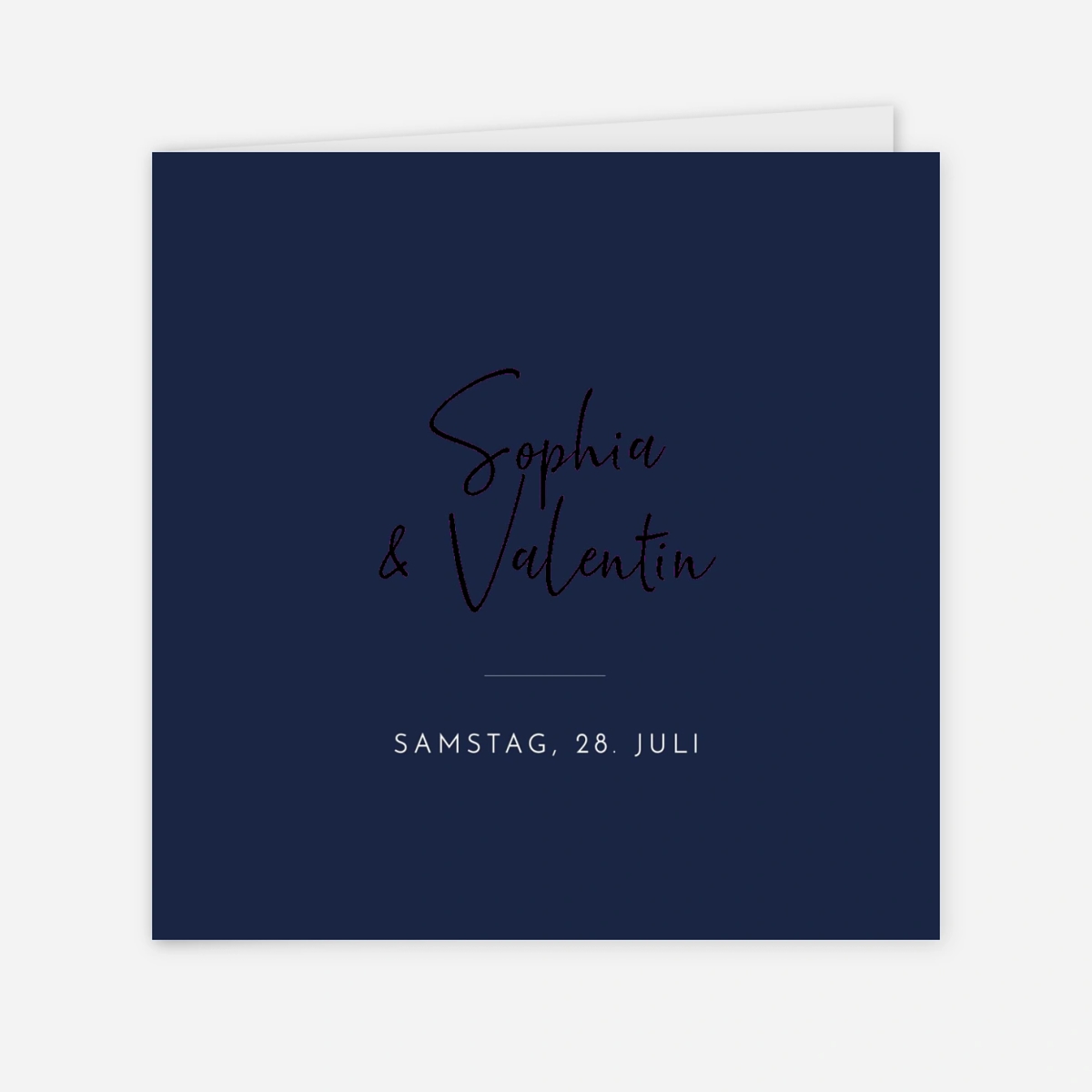 Hochzeitseinladung Zeitgeist