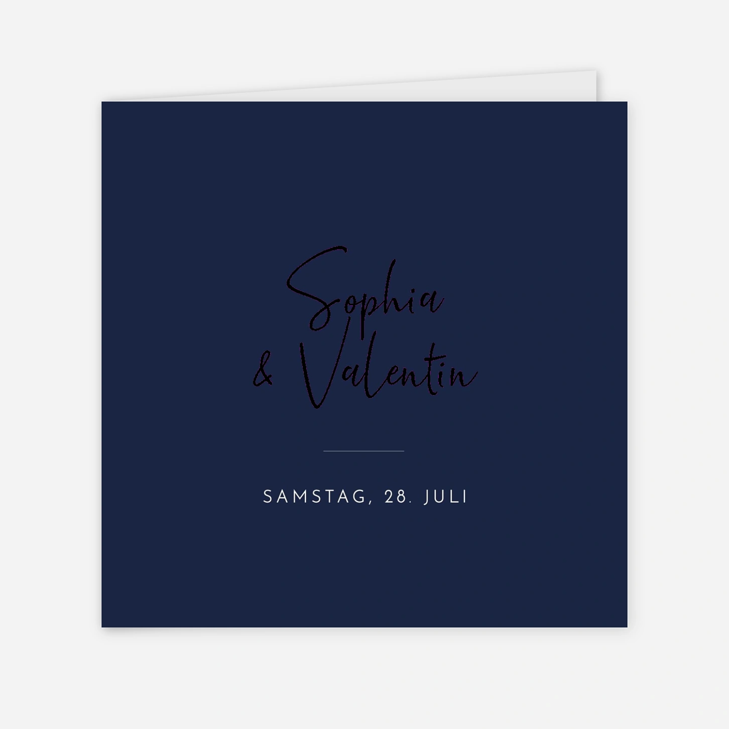 Hochzeitseinladung Zeitgeist