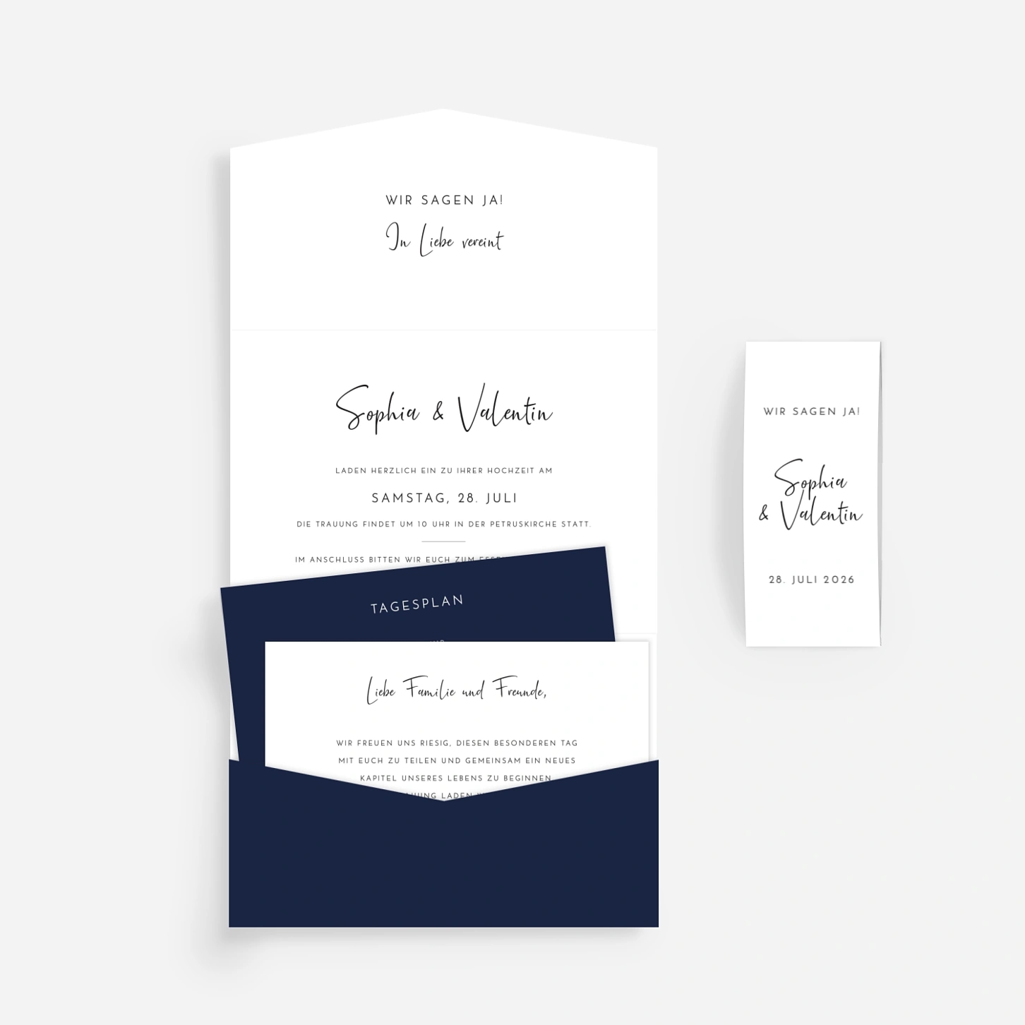 Hochzeitseinladung Zeitgeist