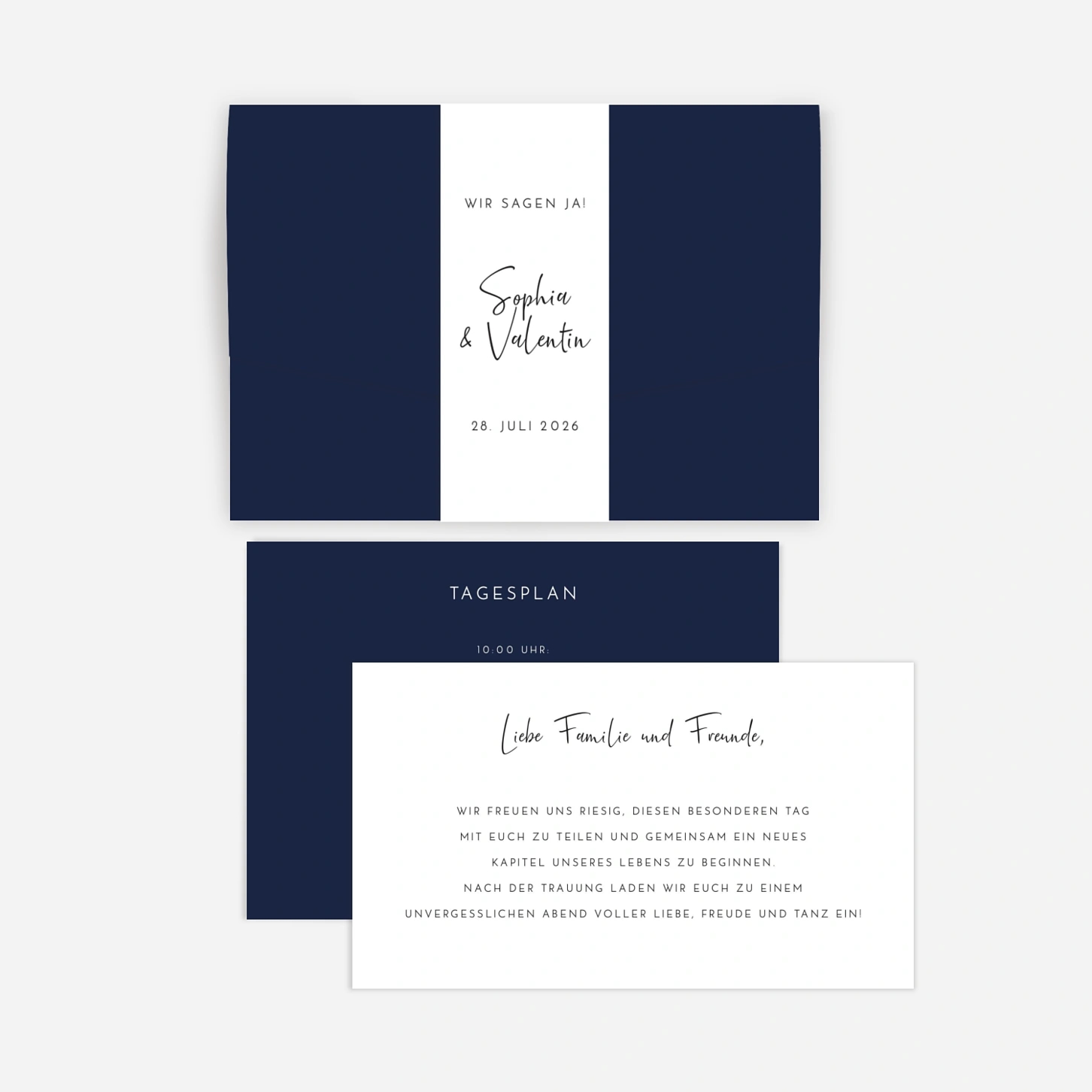 Hochzeitseinladung Zeitgeist