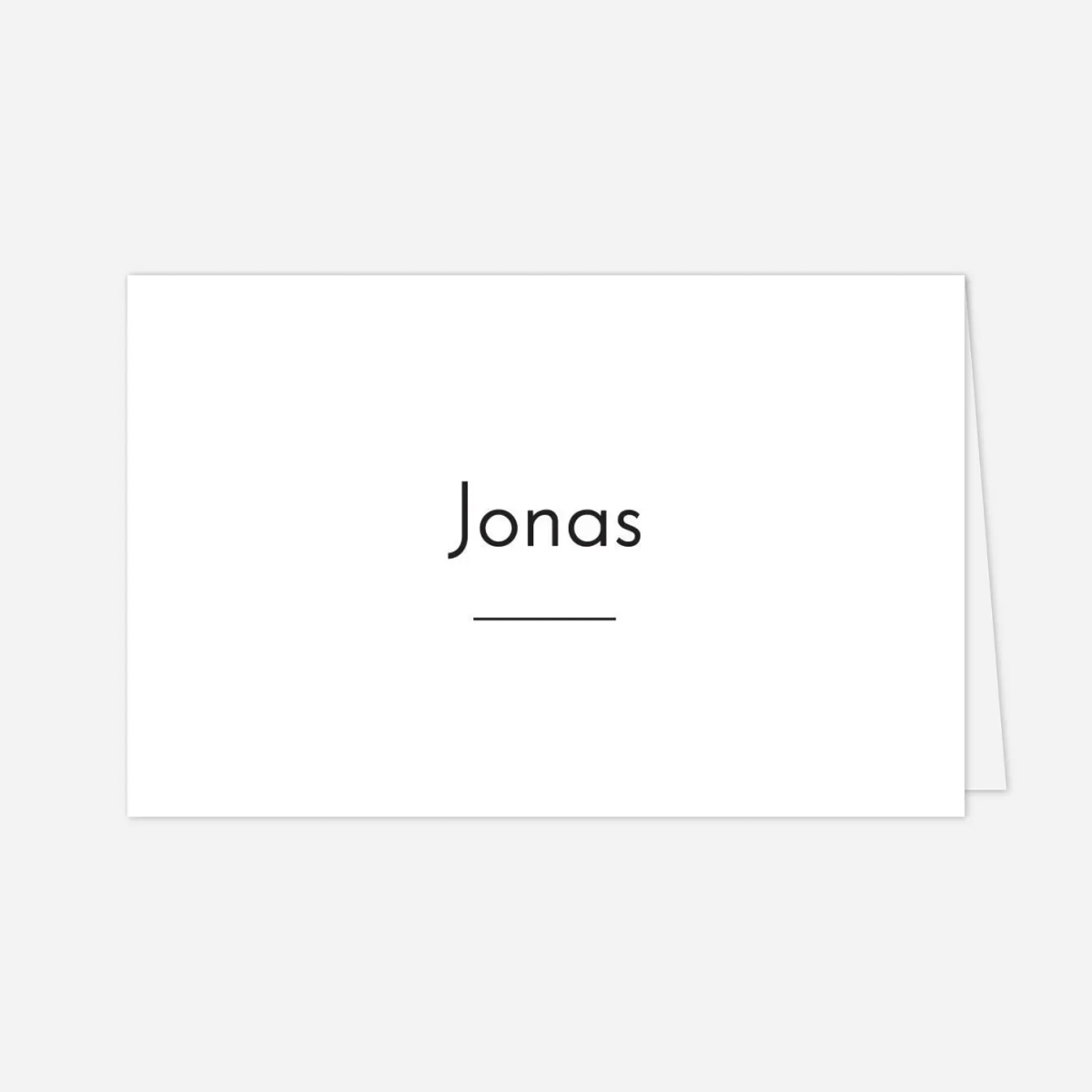 Tischkarte Hochzeit Zeitgeist