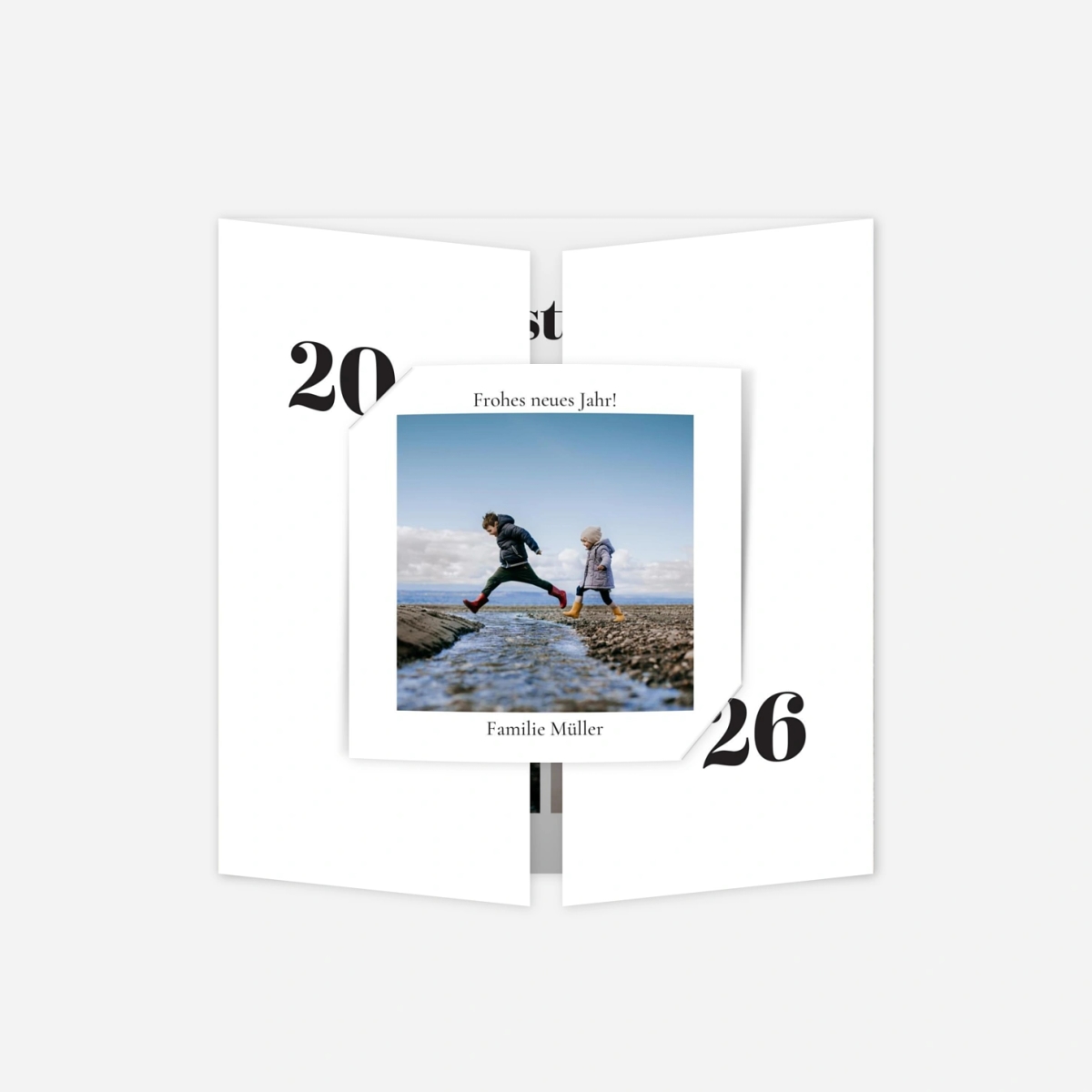 Weihnachtskarte Zeitgeist