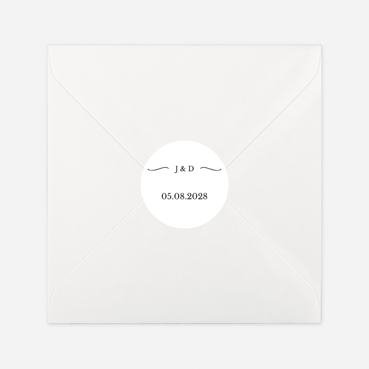 Geschenkaufkleber Hochzeit Zeitlose Verbundenheit